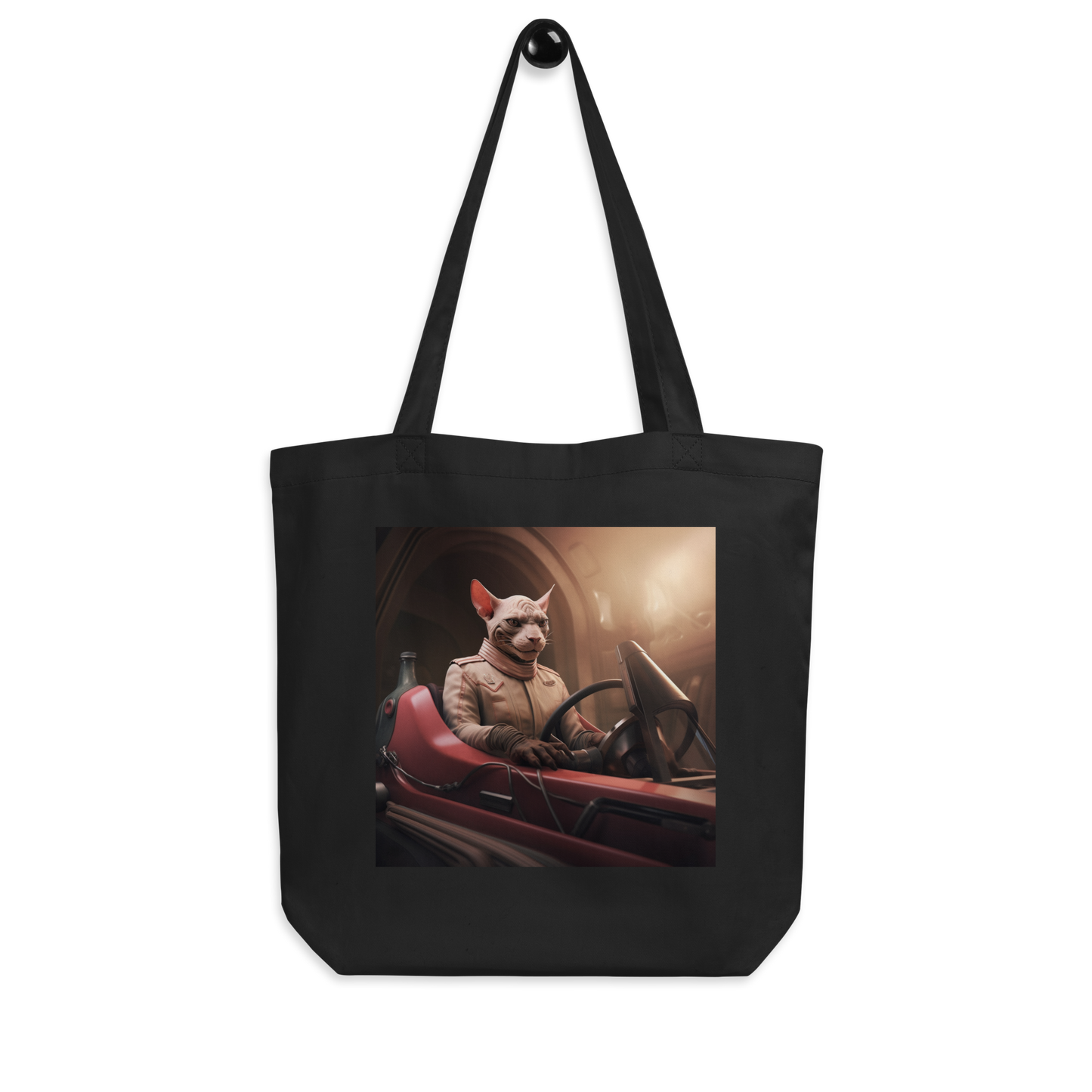 Sphynx F1 Car Driver Eco Tote Bag