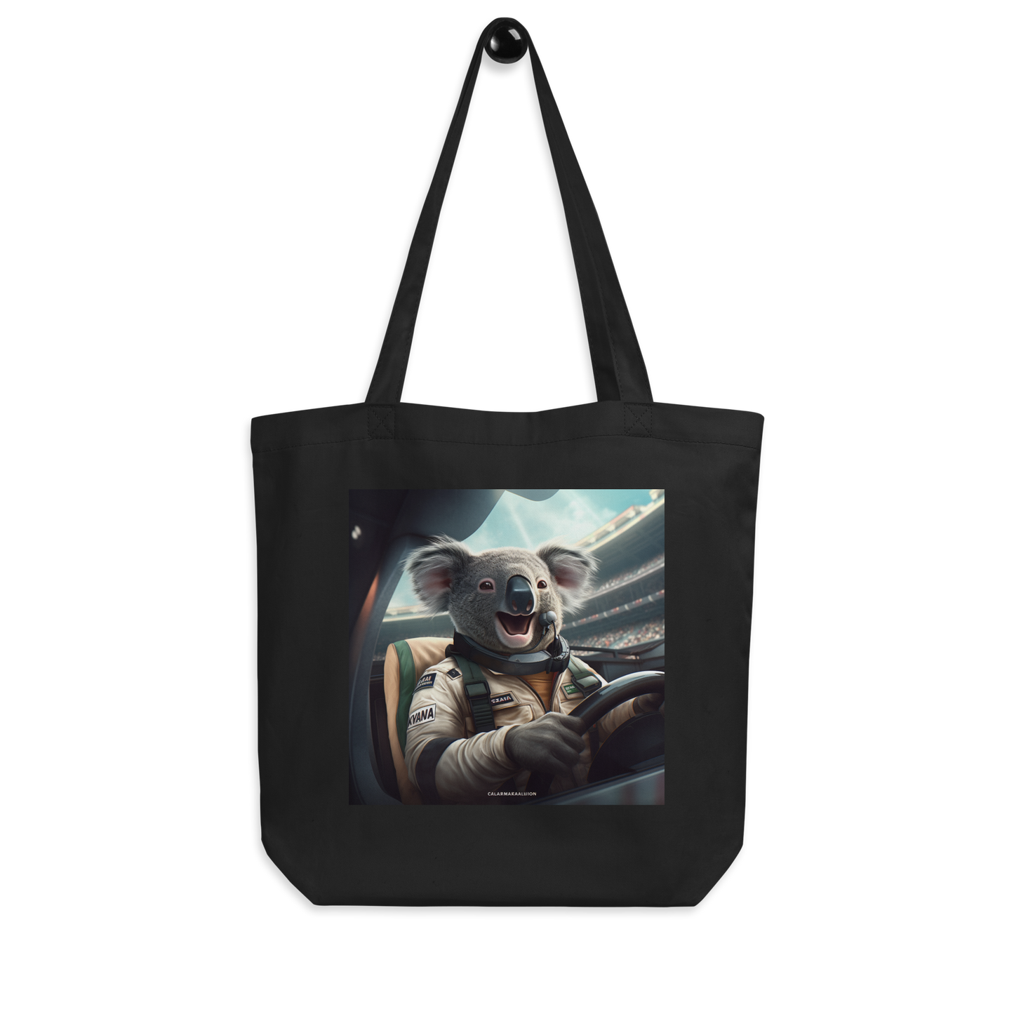 Koala F1 Car Driver Eco Tote Bag