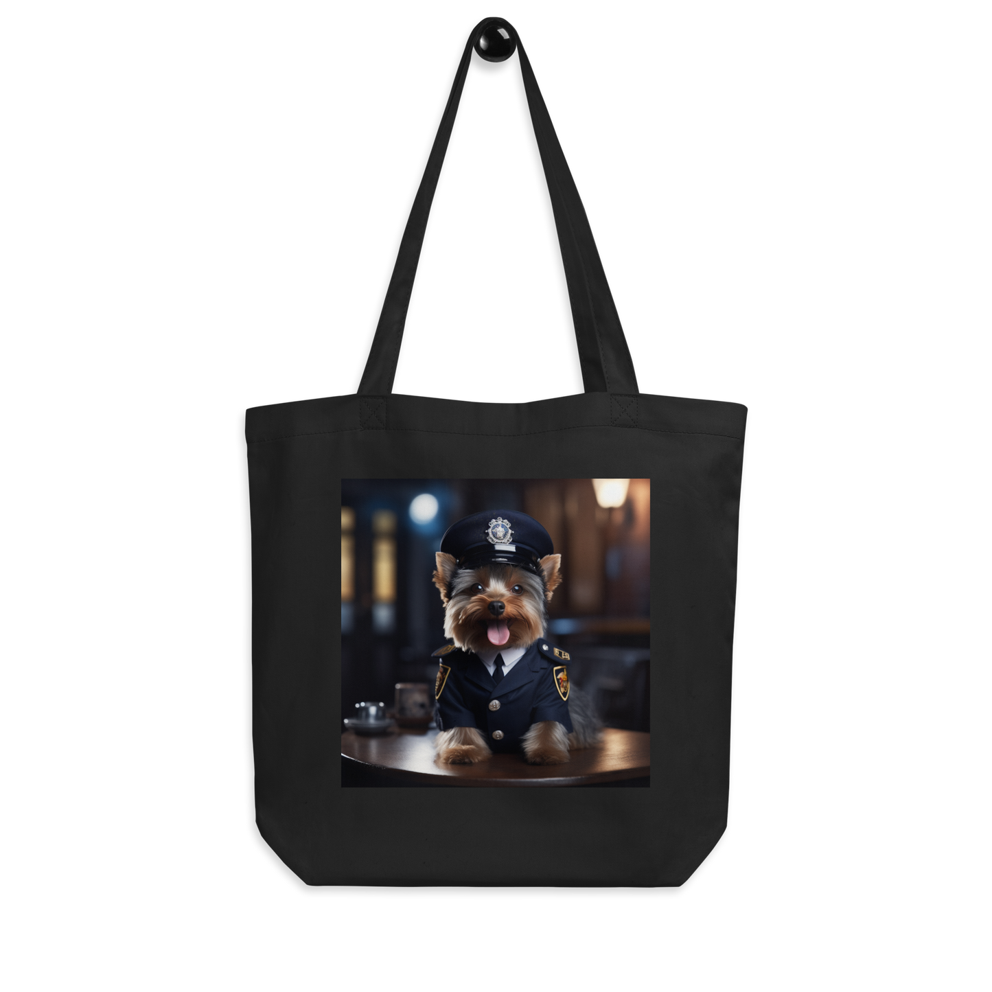 Yorkshire Terrier Police Officer Eco Tote Bag