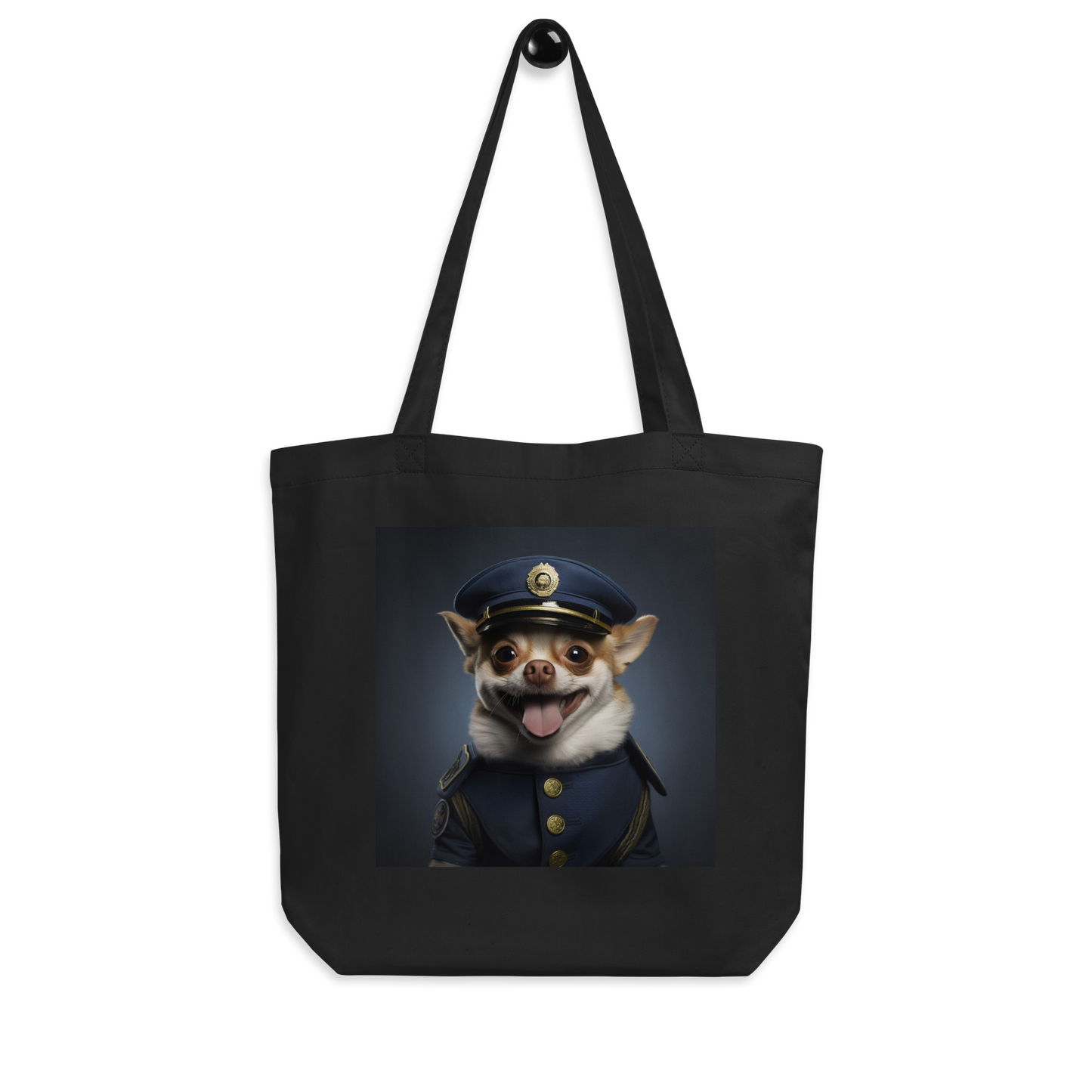 Chihuahua Police Officer Eco Tote Bag