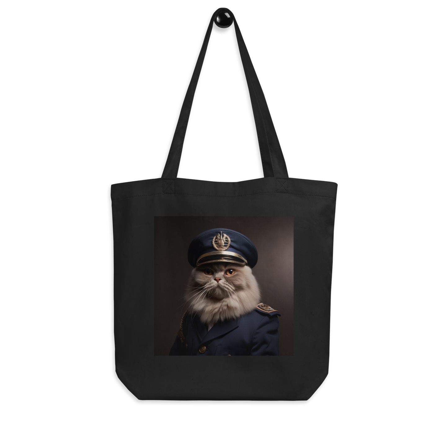 Maine Coon Police Officer Eco Tote Bag