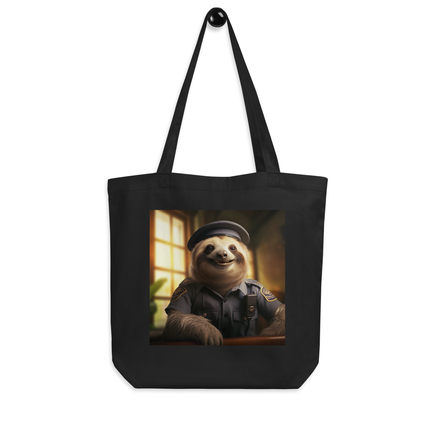 Sloth Police Officer Eco Tote Bag