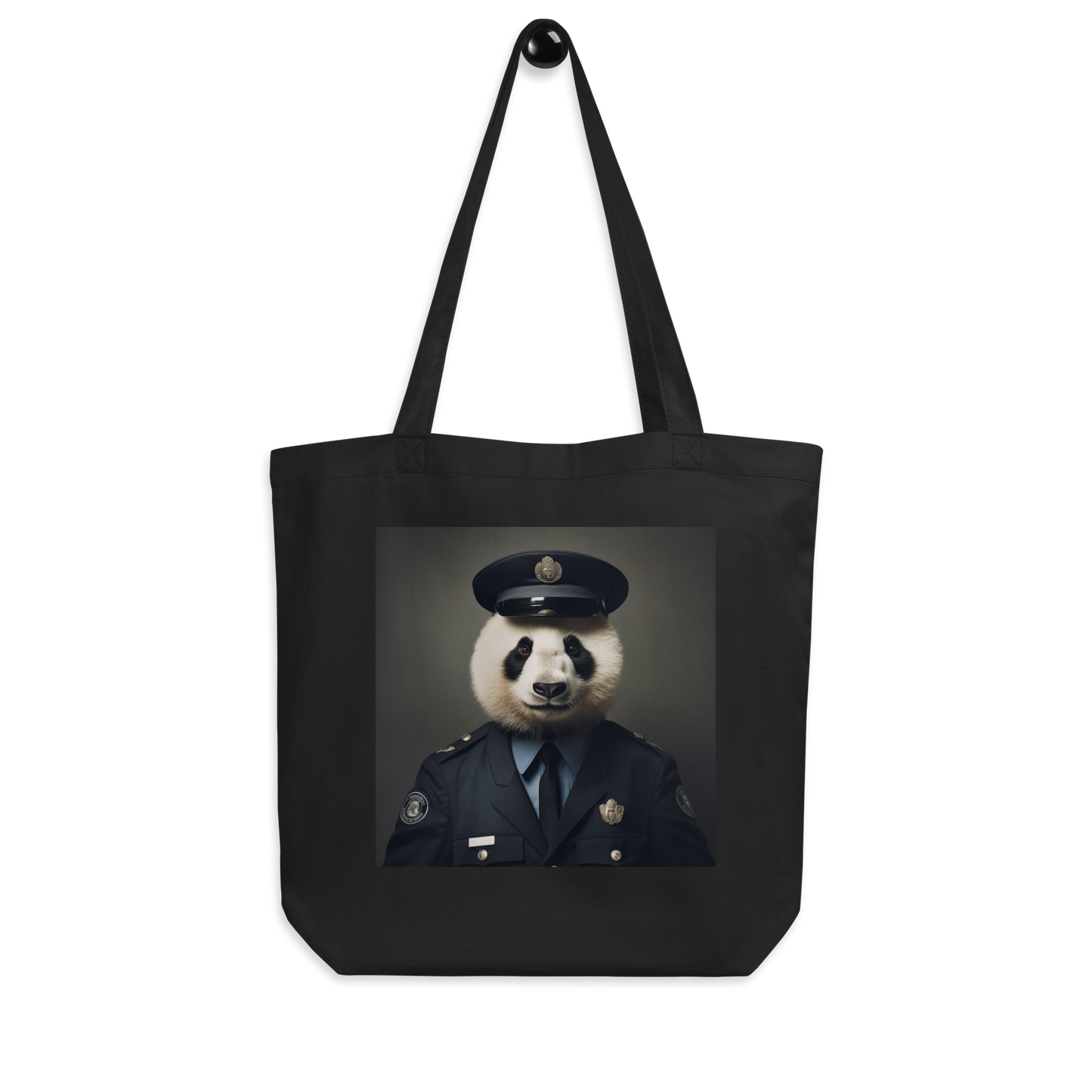 Panda Police Officer Eco Tote Bag