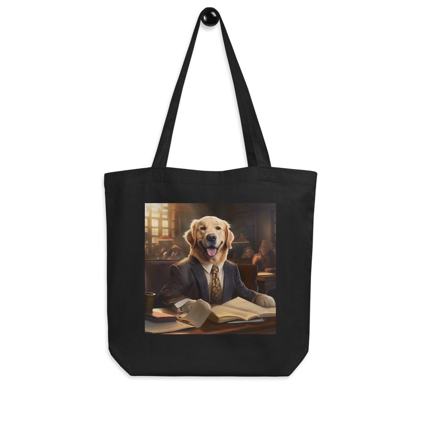 Golden Retriever Lawyer Eco Tote Bag