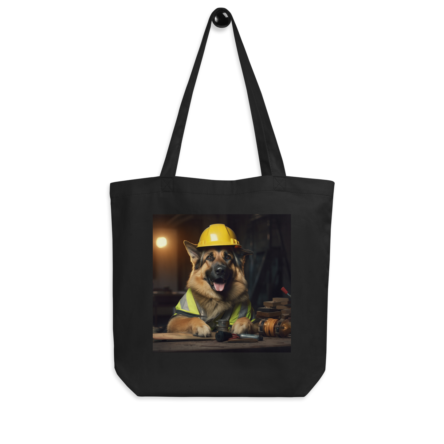 German Shepherd Engineer Eco Tote Bag