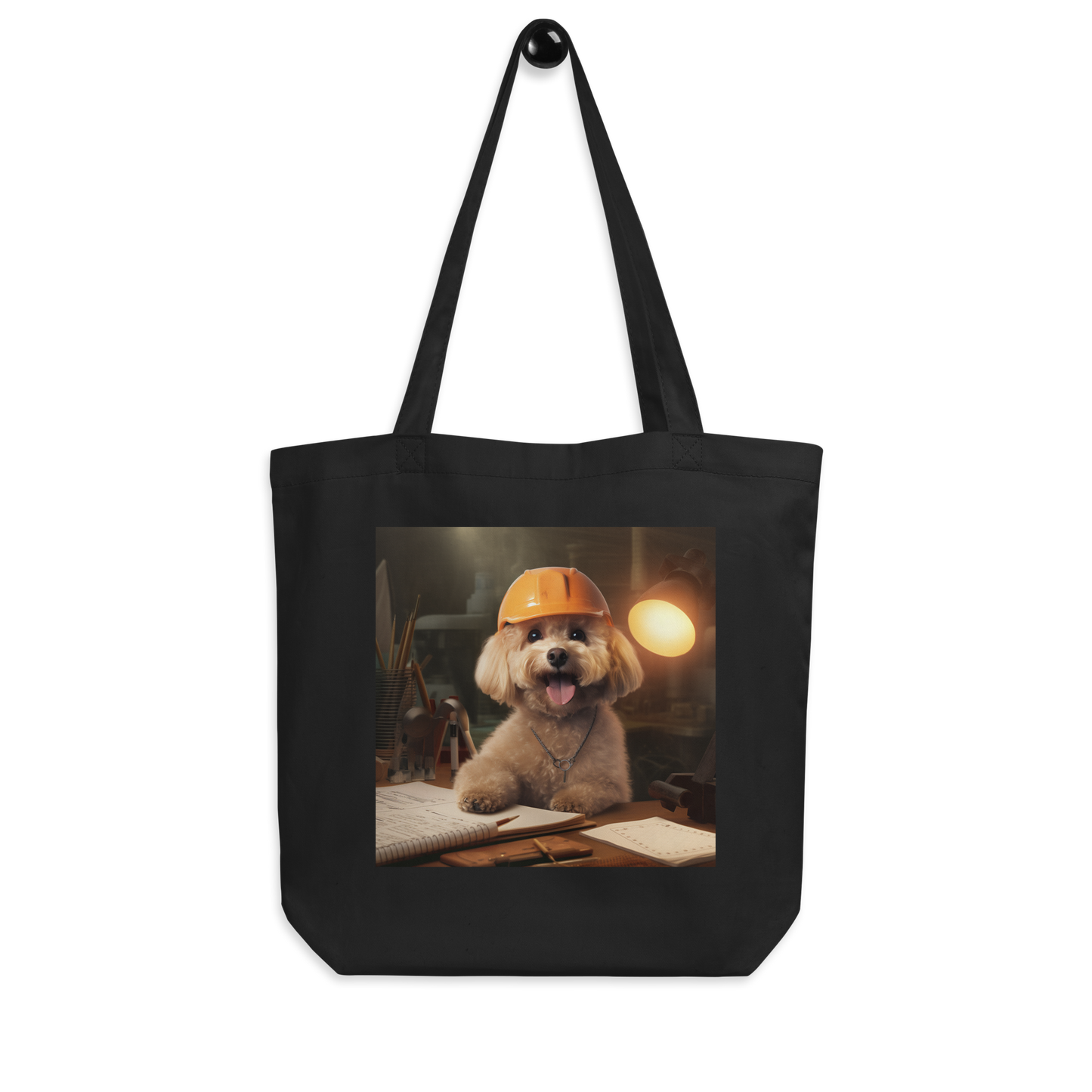 Poodle Engineer Eco Tote Bag