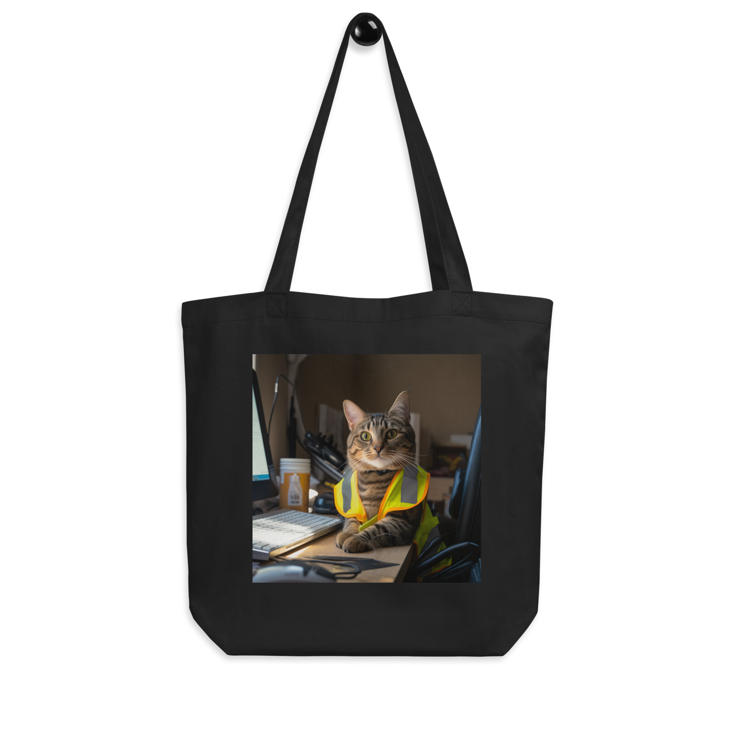 Domestic Shorthair Engineer Eco Tote Bag