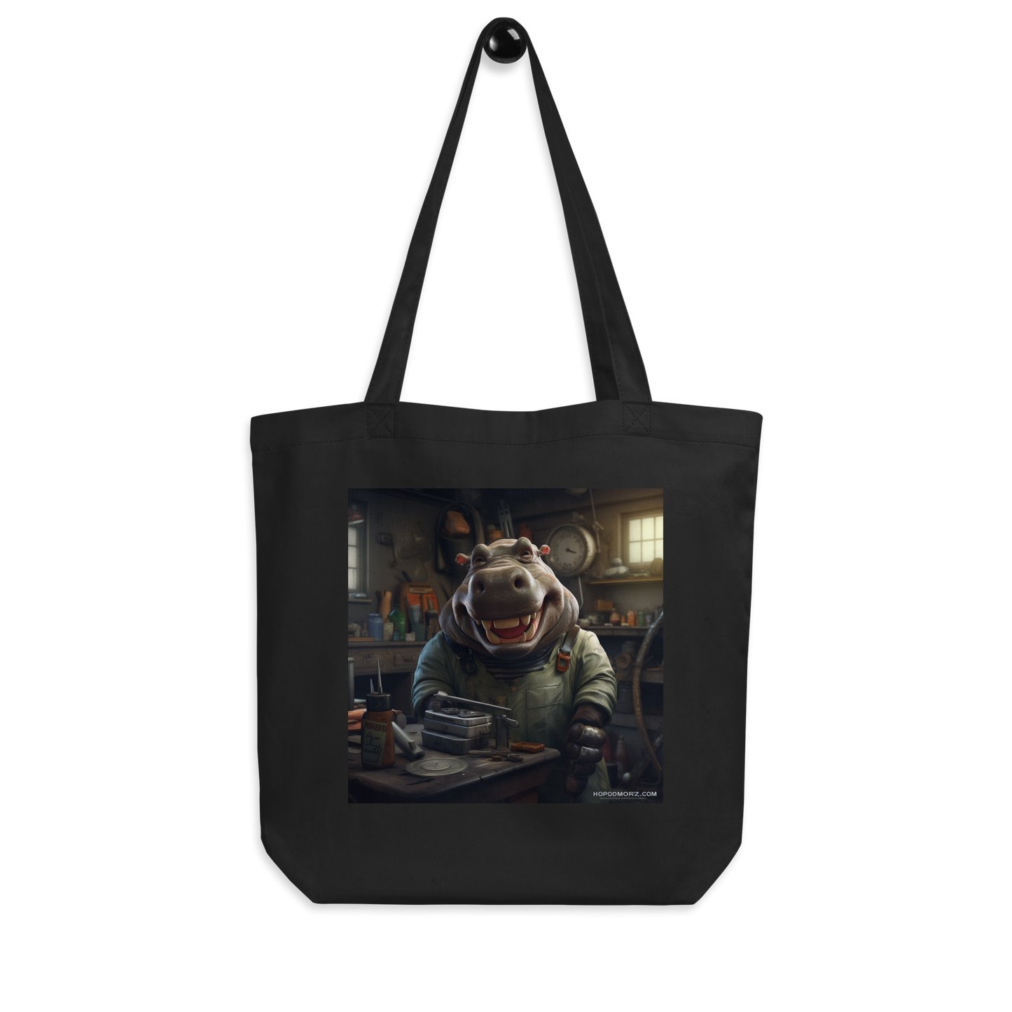 Hippo Engineer Eco Tote Bag