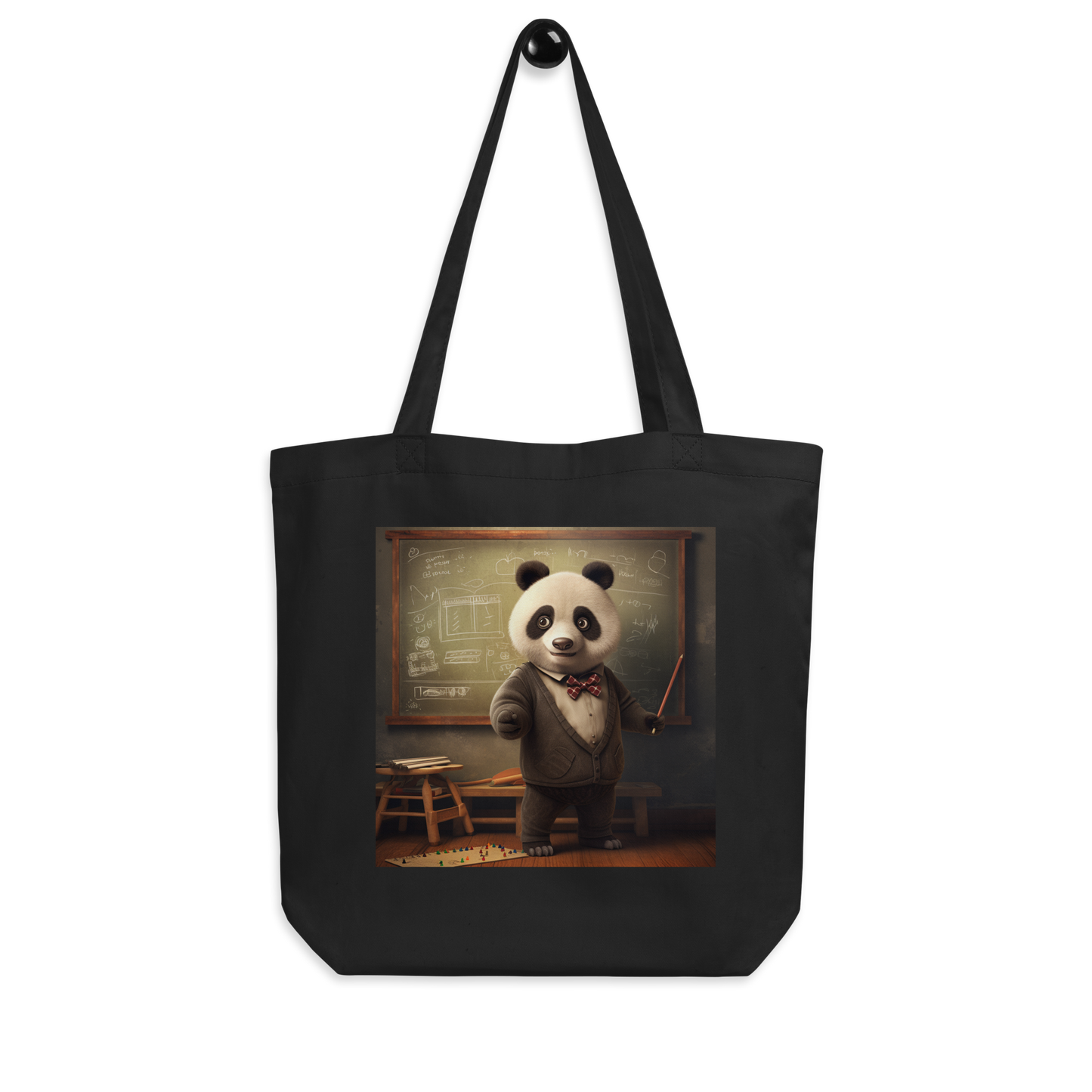 Panda Teacher Eco Tote Bag