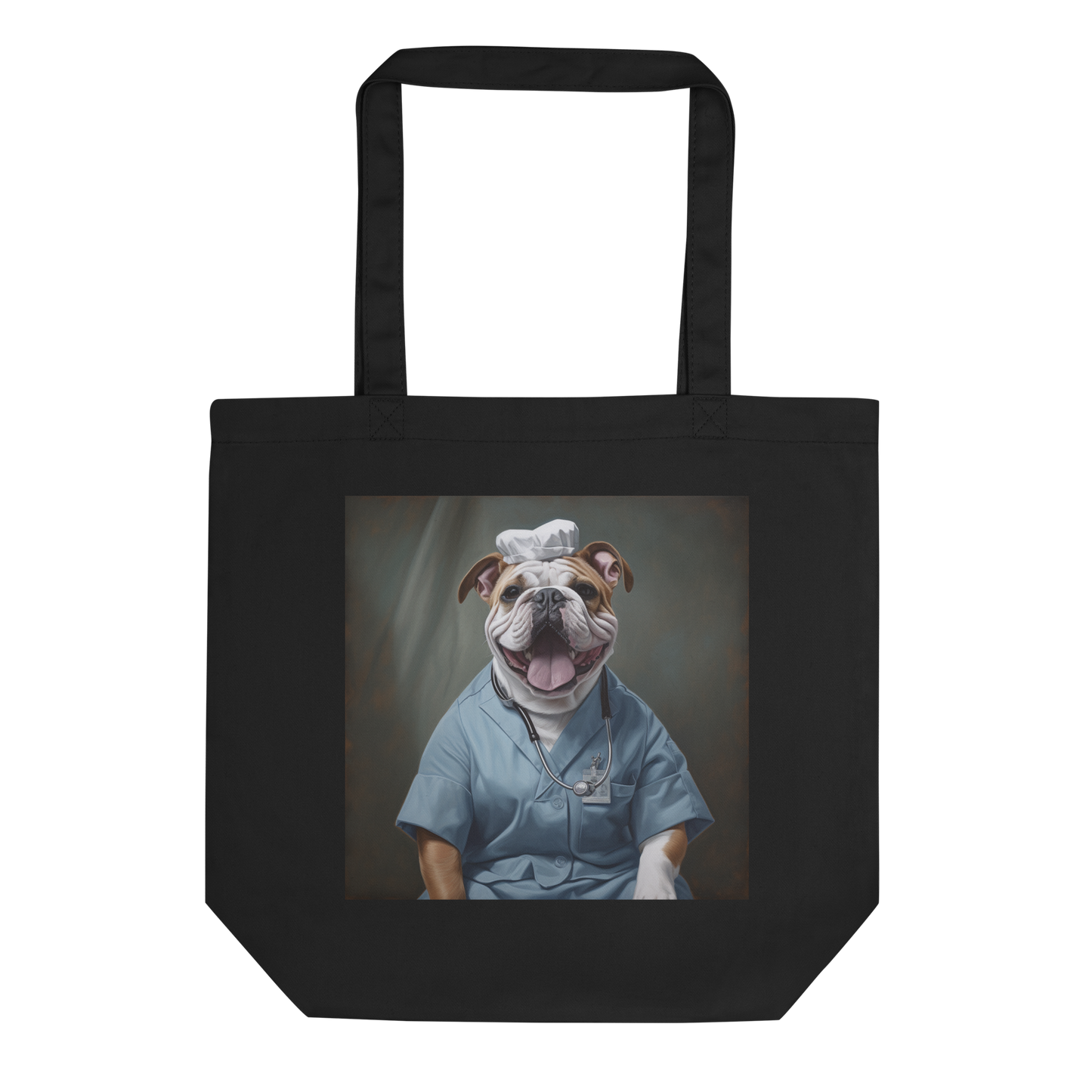 Bulldog Nurse Eco Tote Bag