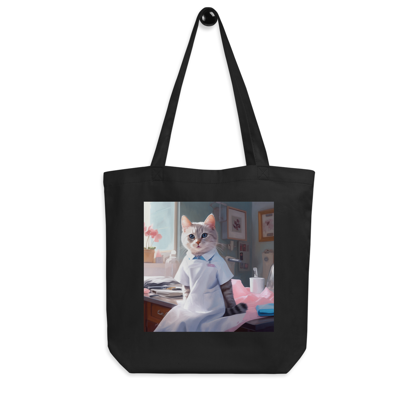 Domestic Shorthair Nurse Eco Tote Bag