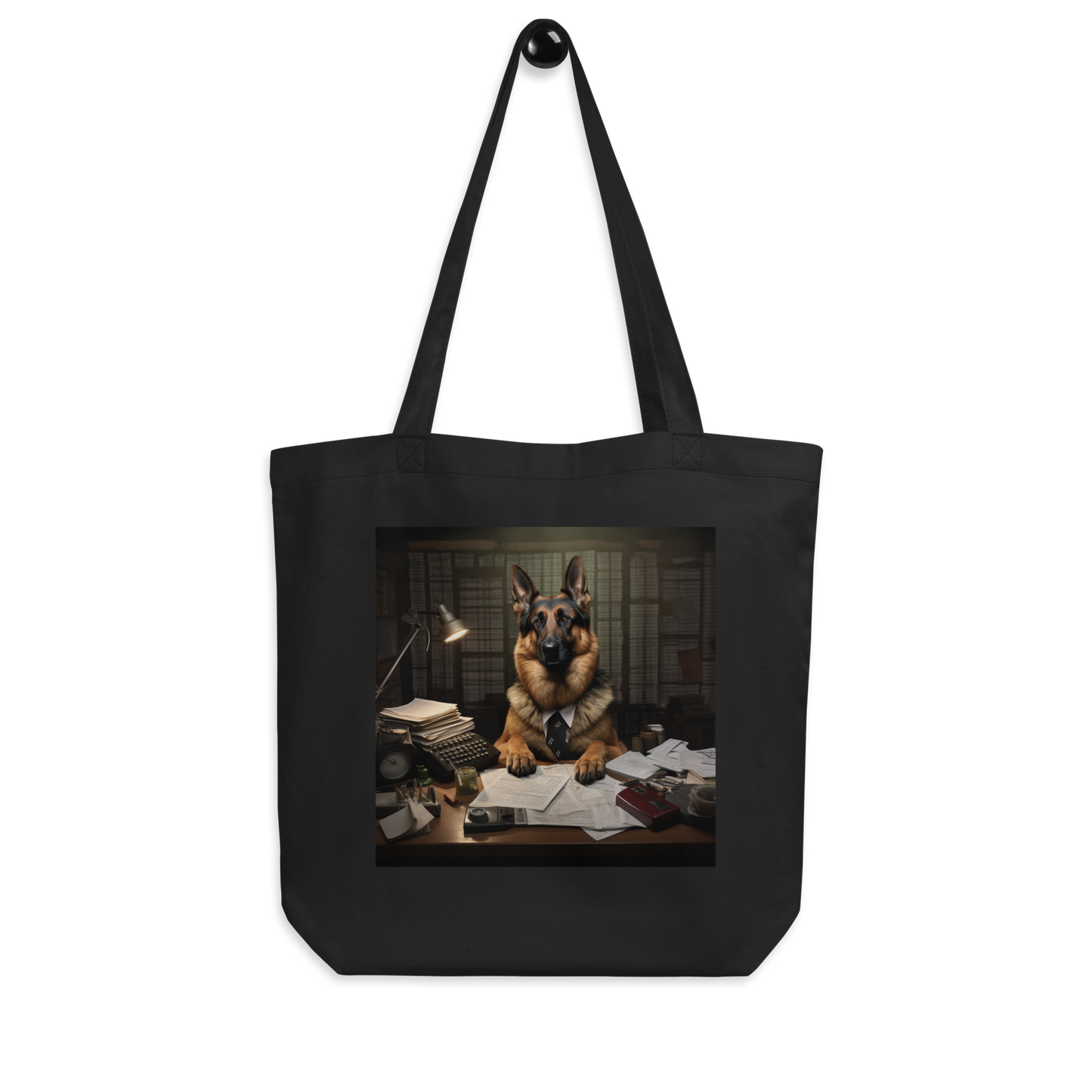 German Shepherd Accountant Eco Tote Bag