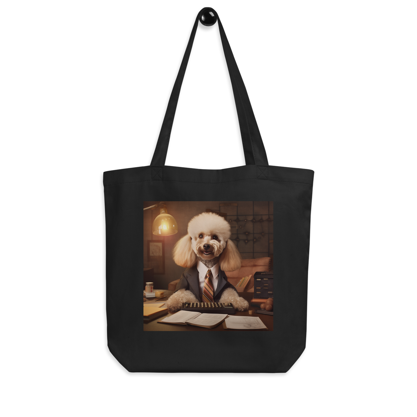 Poodle Accountant Eco Tote Bag