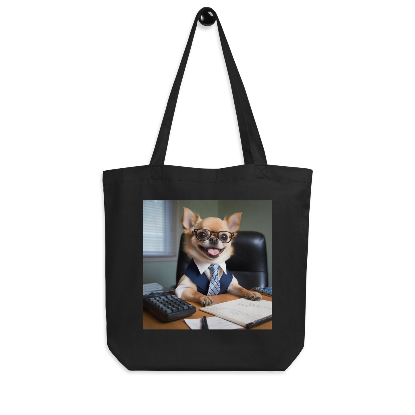 Chihuahua Accountant Eco Tote Bag