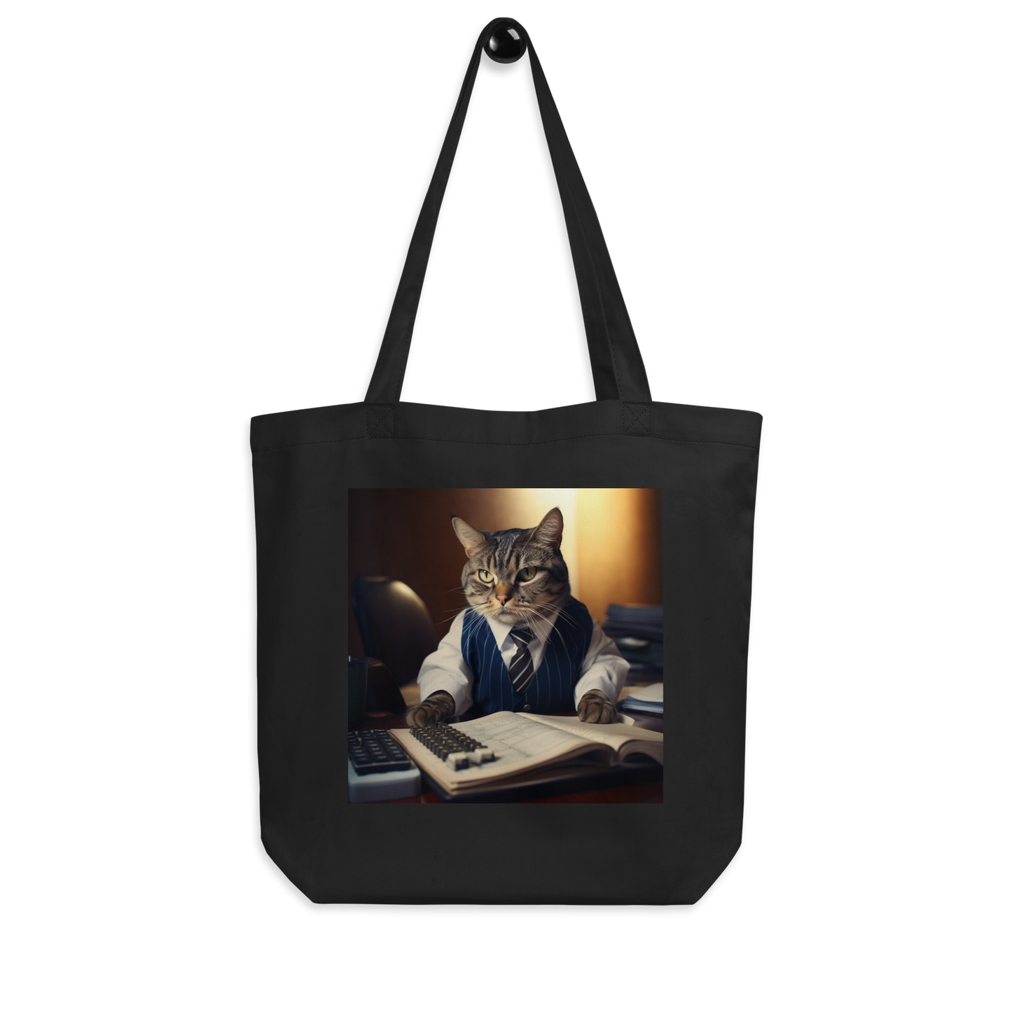 Domestic Shorthair Accountant Eco Tote Bag