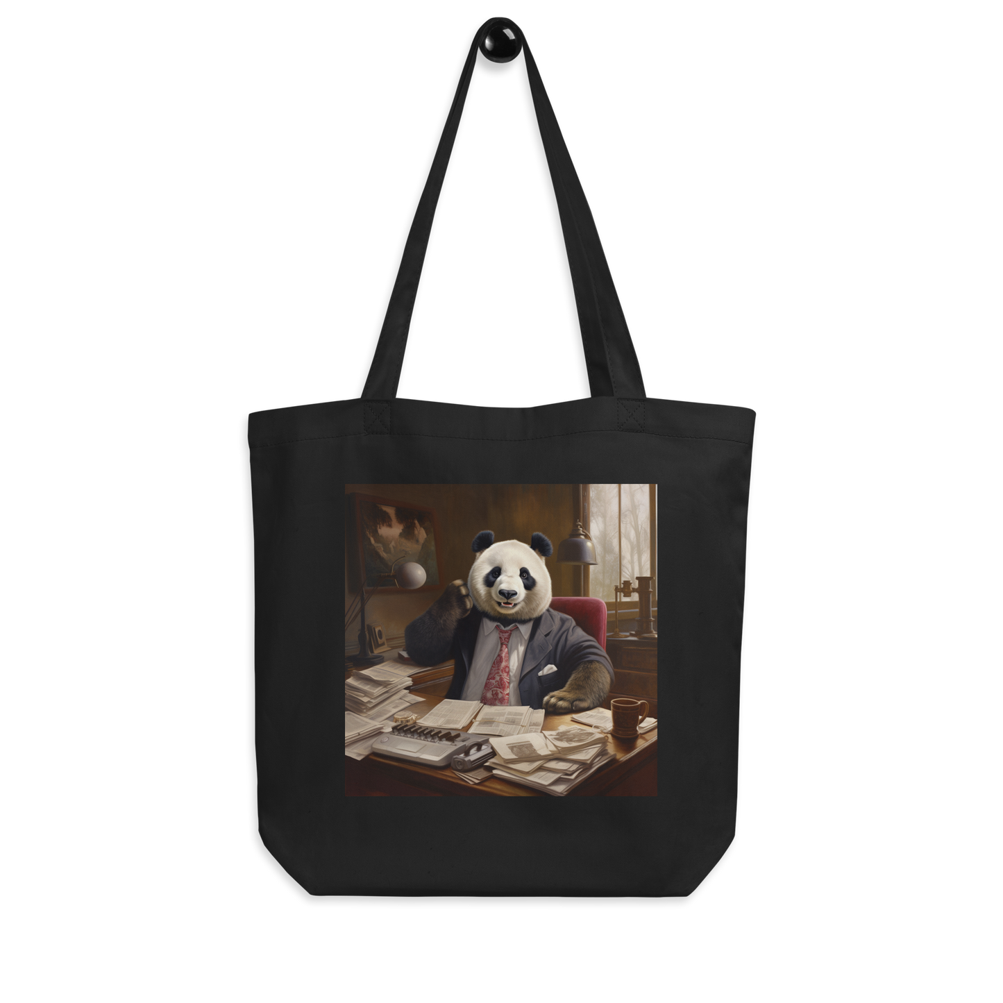 Panda Accountant Eco Tote Bag