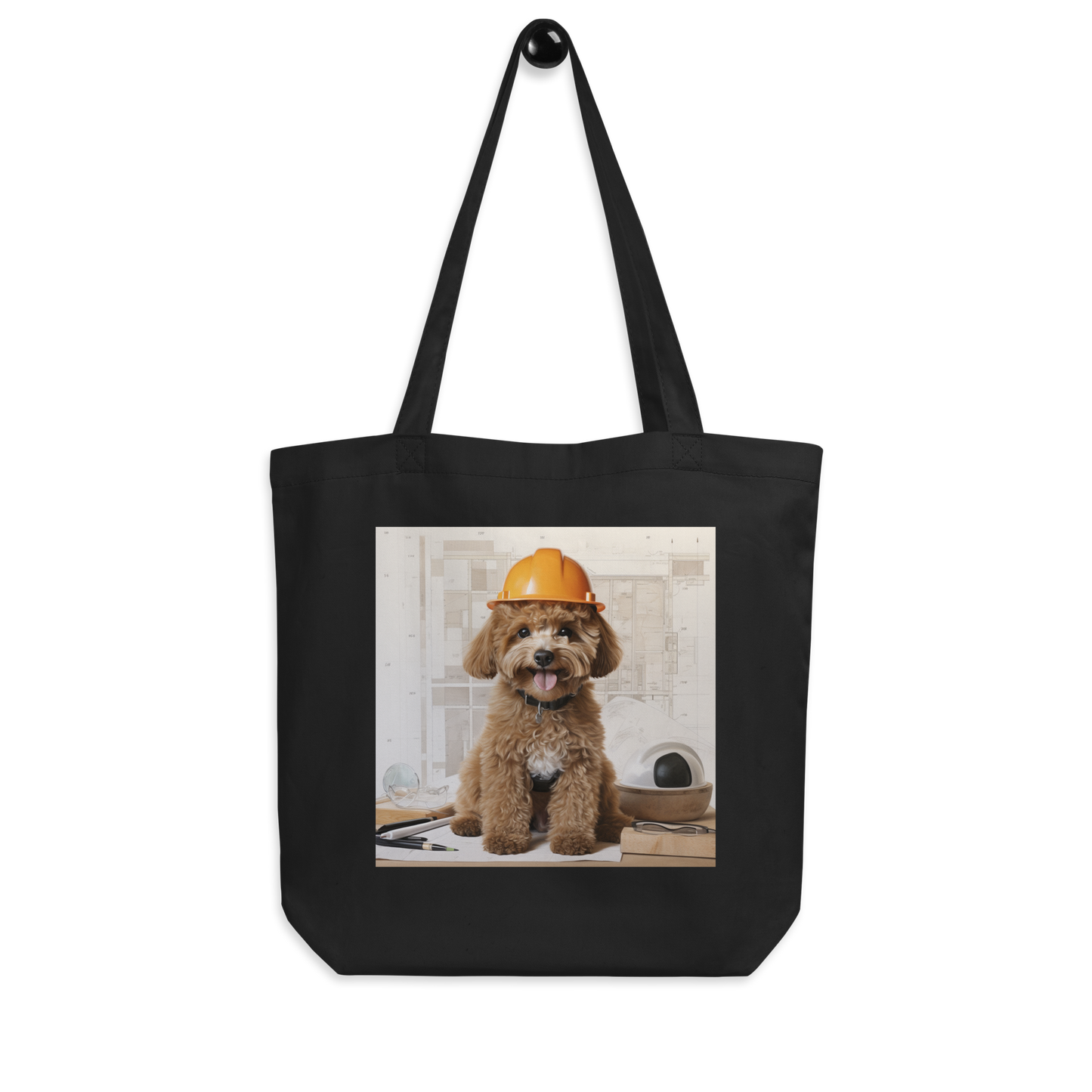 Poodle Architect Eco Tote Bag