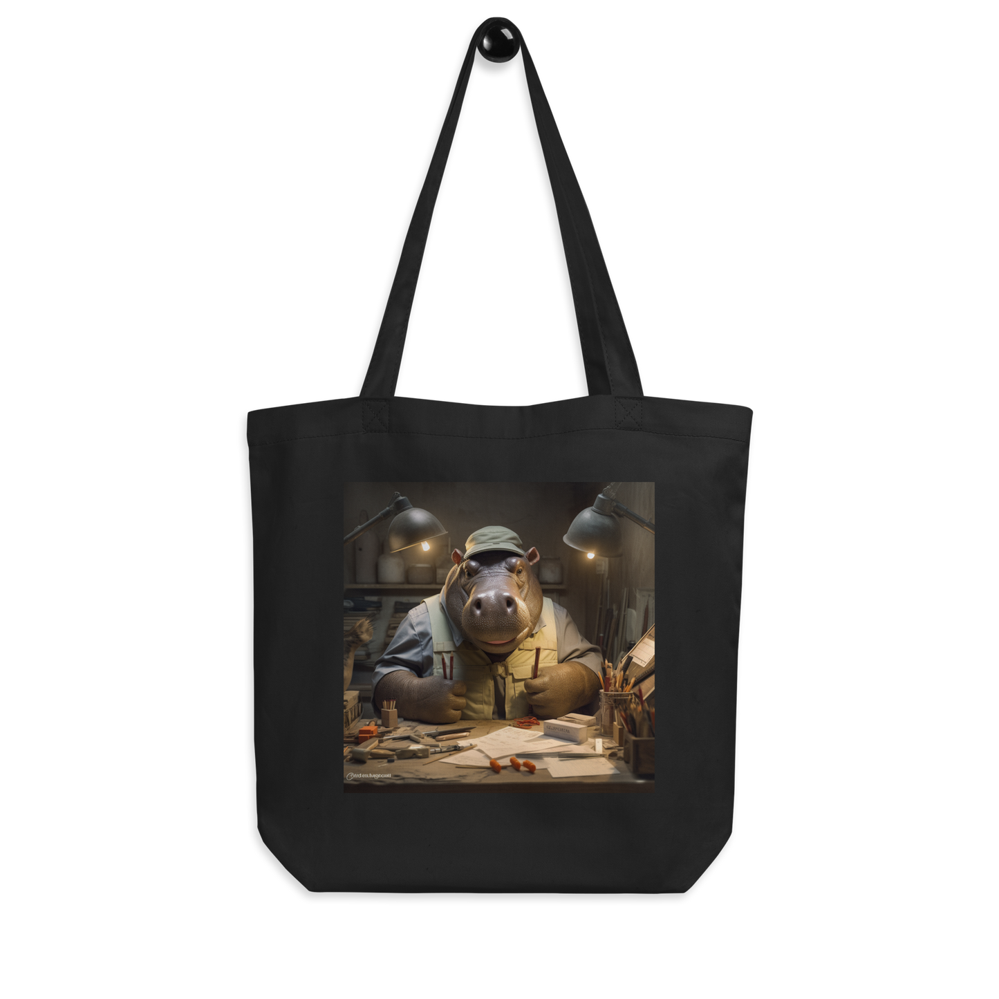 Hippo Architect Eco Tote Bag