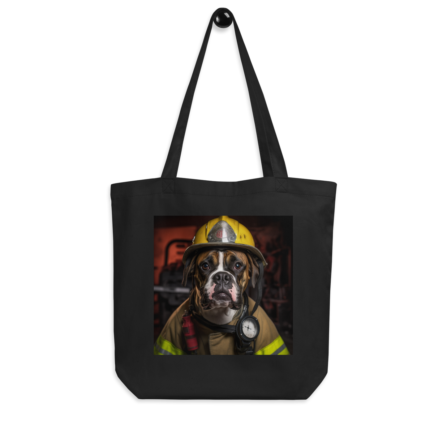 Boxer Firefighter Eco Tote Bag