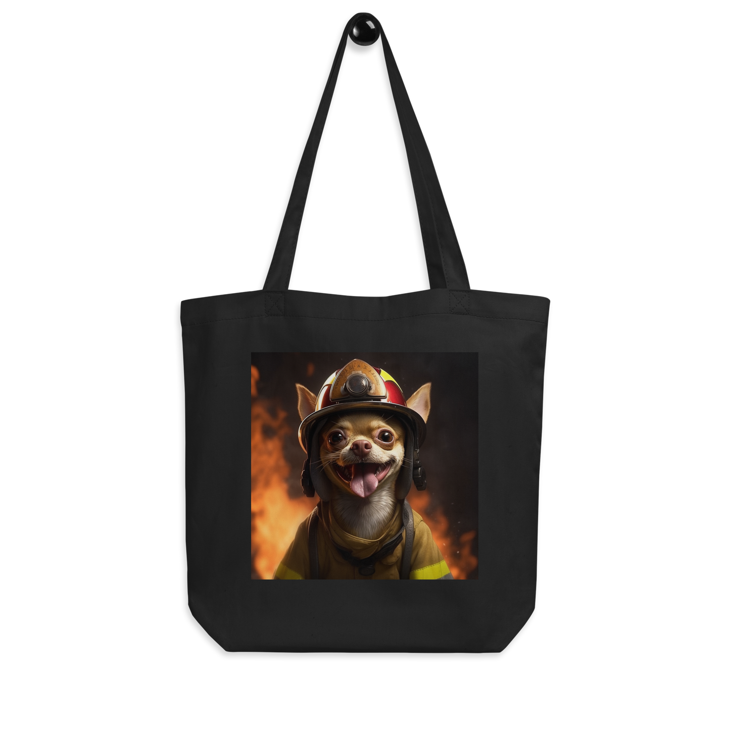 Chihuahua Firefighter Eco Tote Bag