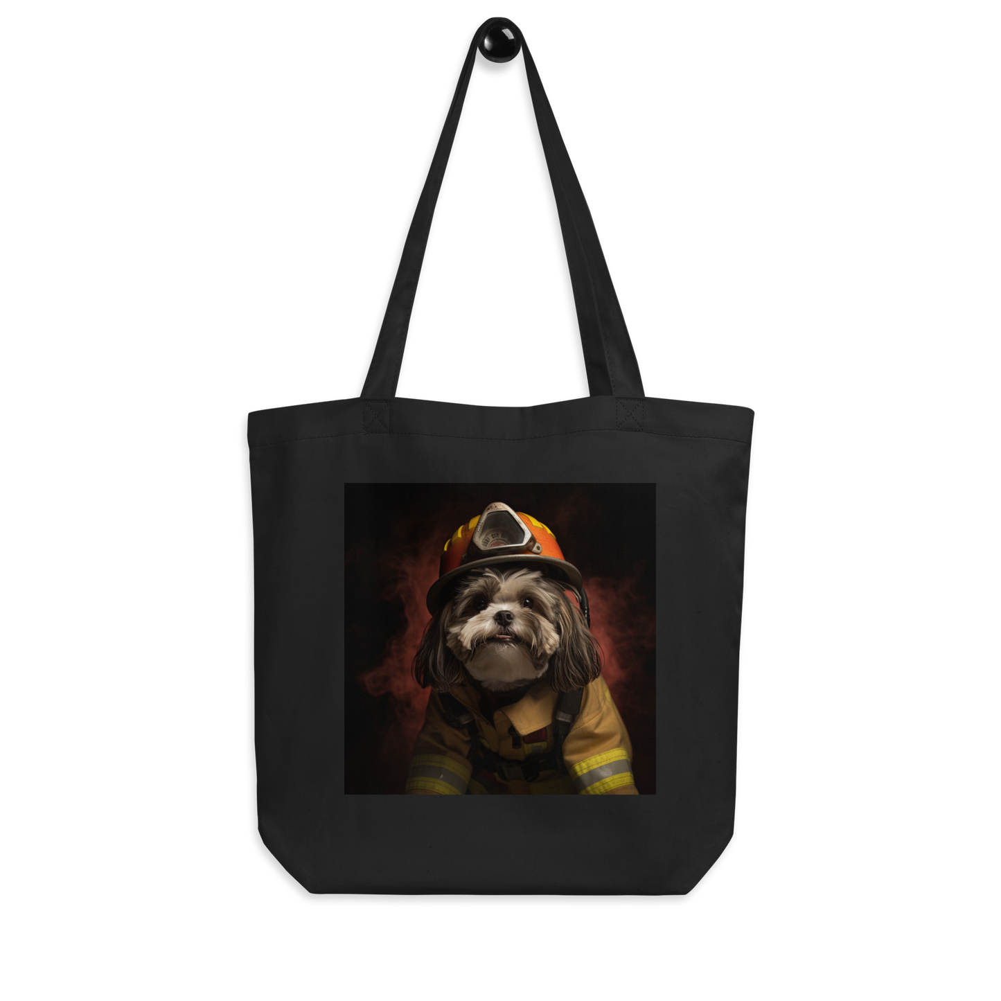 Shih Tzu Firefighter Eco Tote Bag