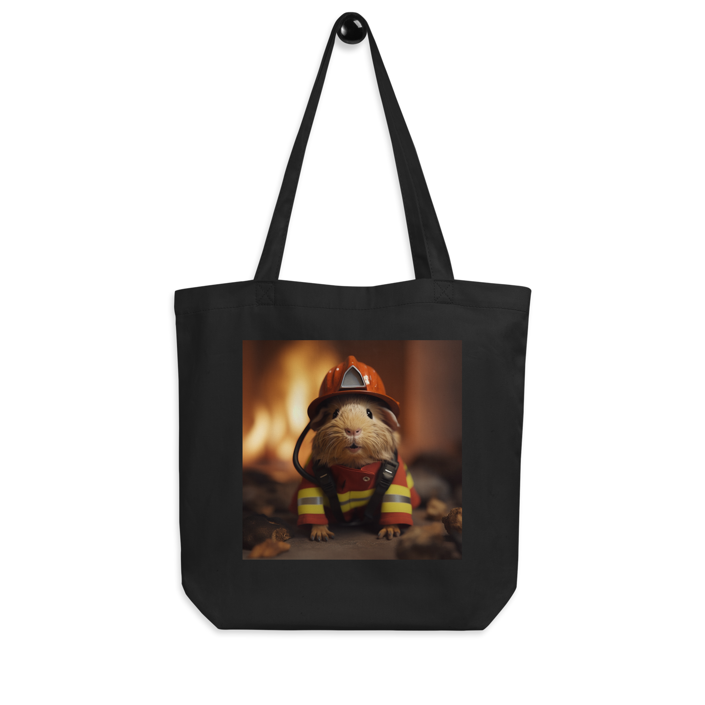 Guinea Pigs Firefighter Eco Tote Bag