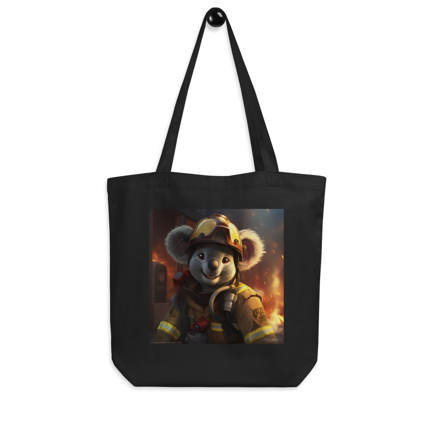 Koala Firefighter Eco Tote Bag