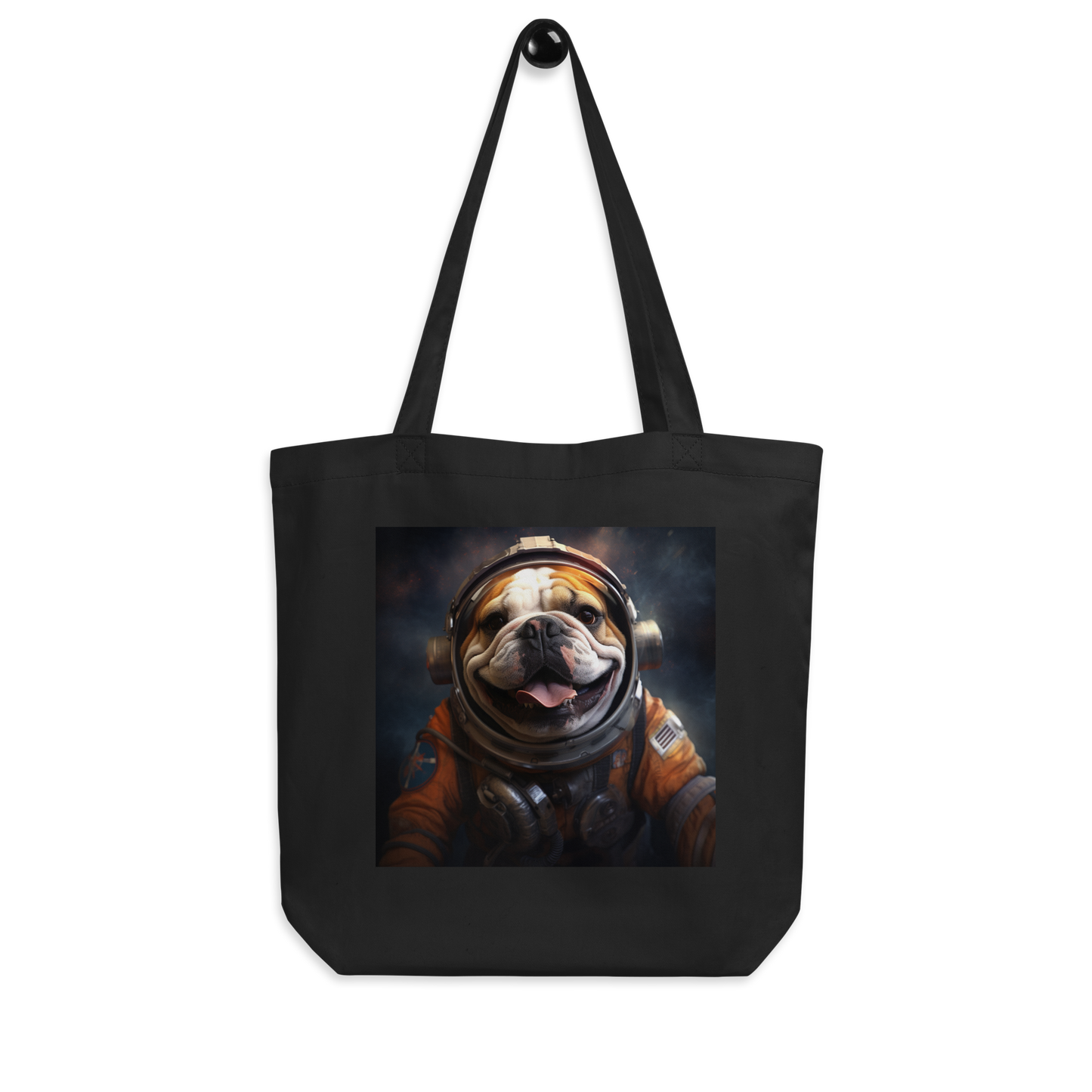 Bulldog Astronaut Eco Tote Bag