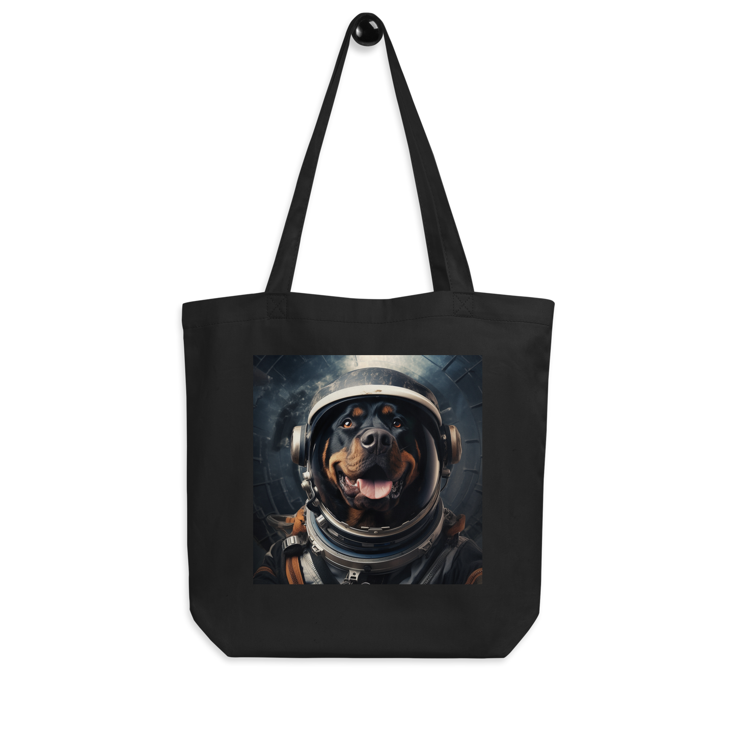 Rottweiler Astronaut Eco Tote Bag