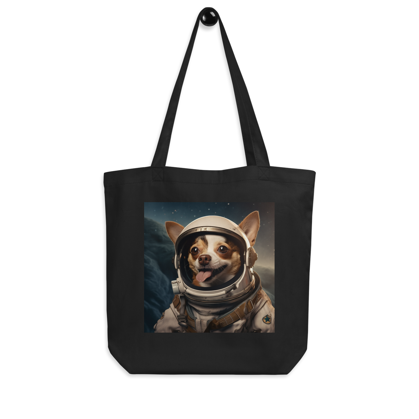 Chihuahua Astronaut Eco Tote Bag