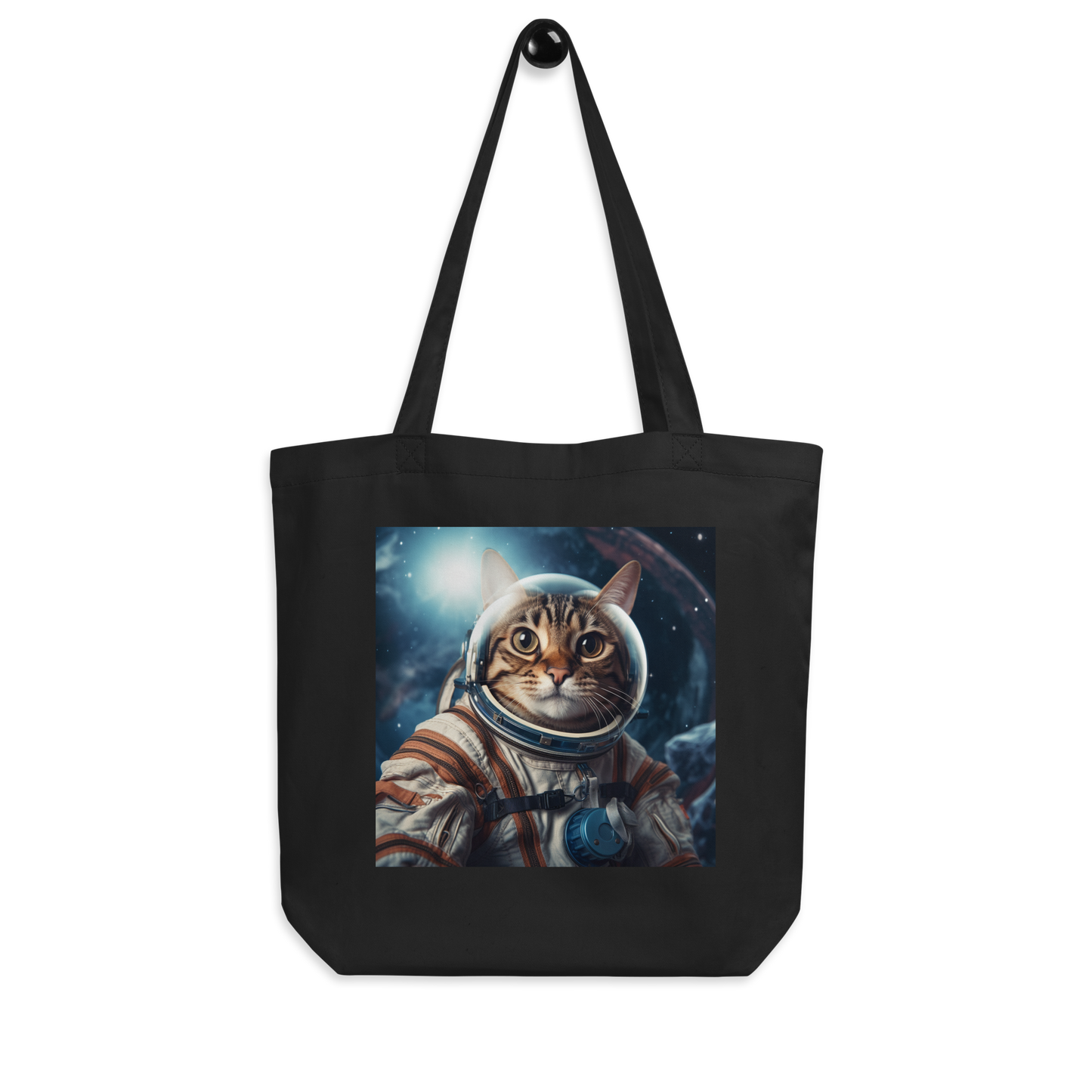 Domestic Shorthair Astronaut Eco Tote Bag