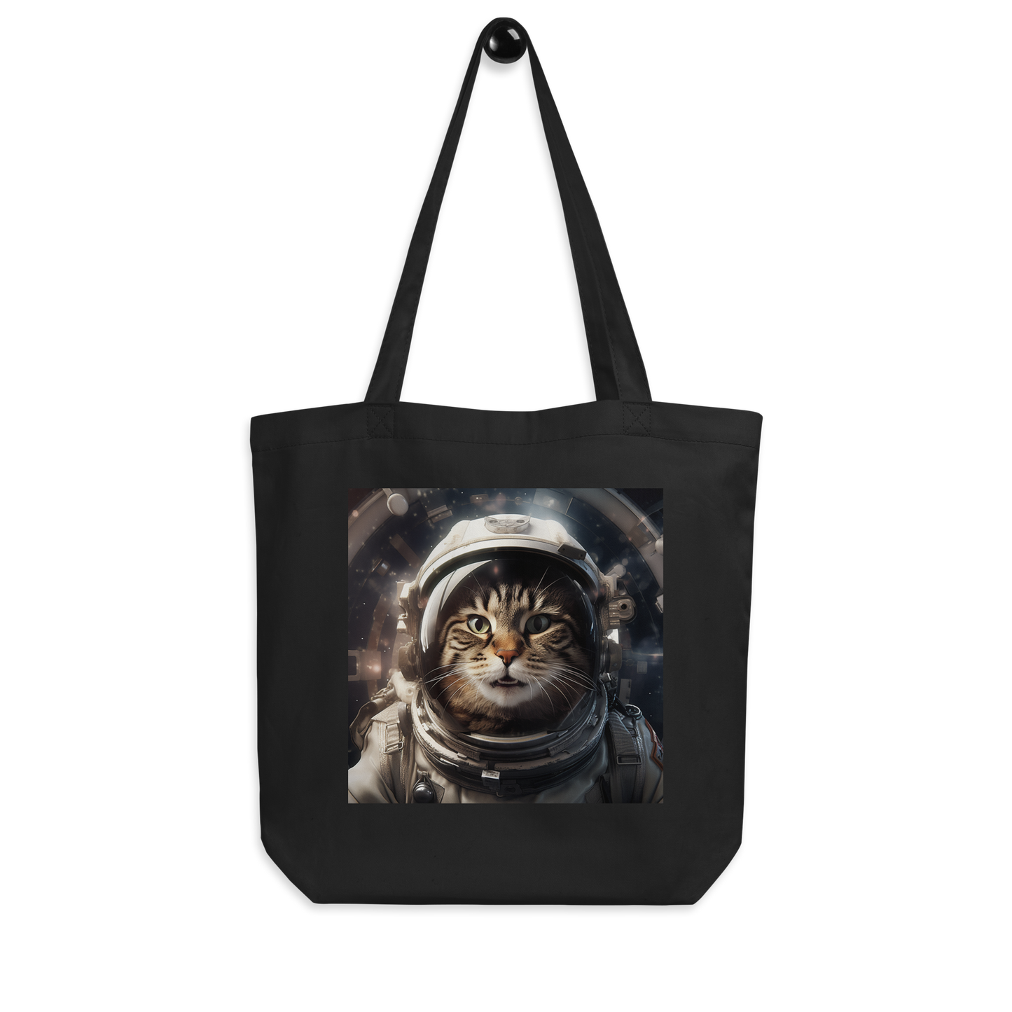 Maine Coon Astronaut Eco Tote Bag