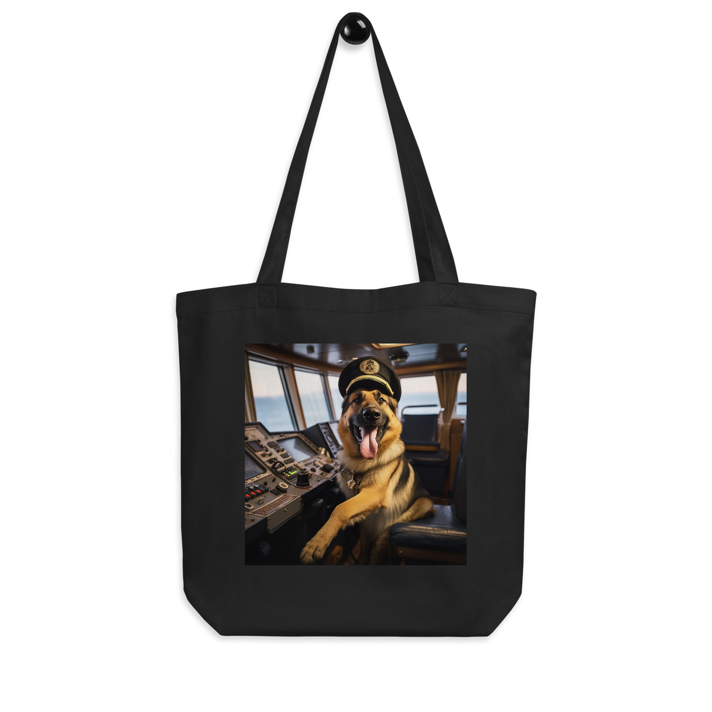 German Shepherd CruiseShipCaptain Eco Tote Bag