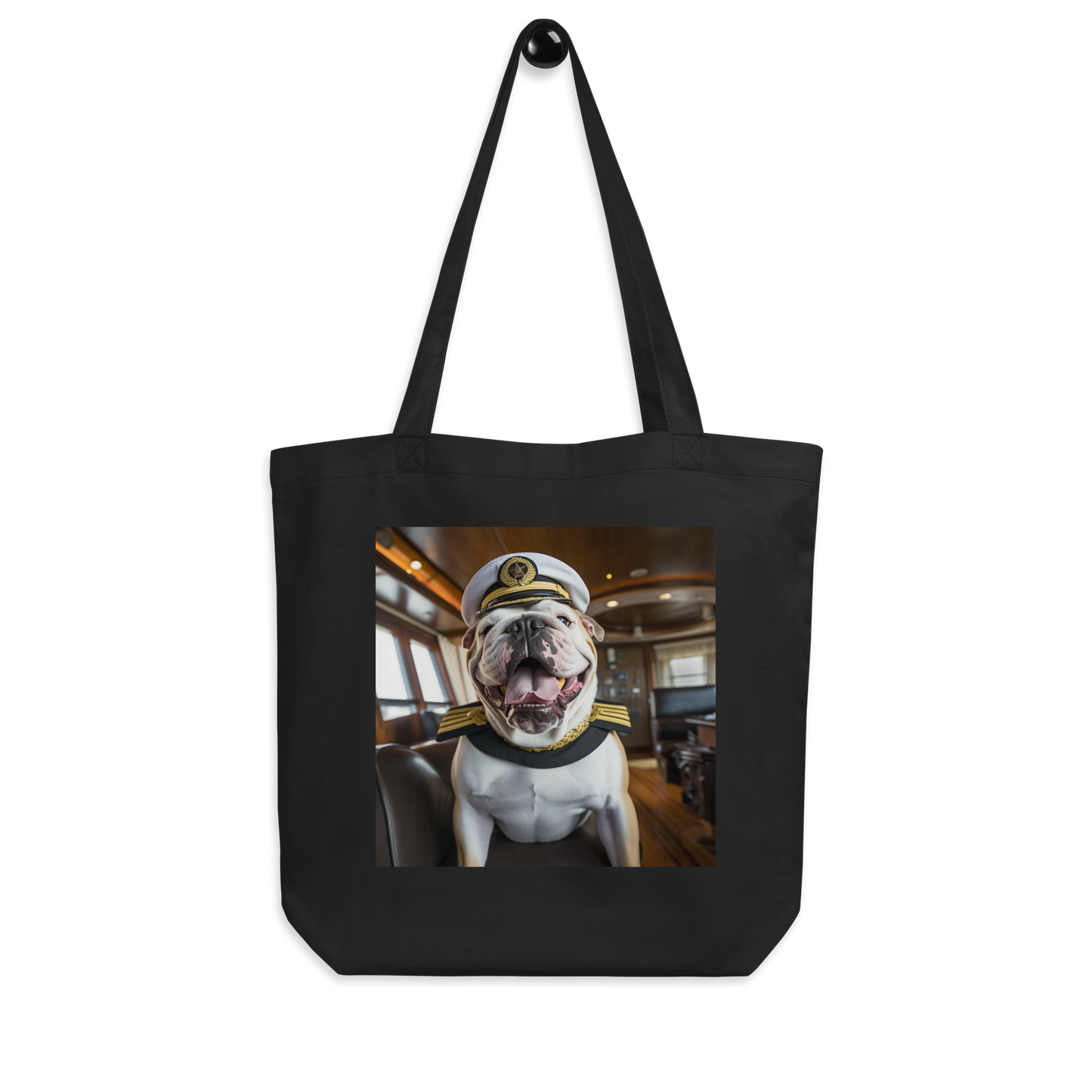 Bulldog CruiseShipCaptain Eco Tote Bag