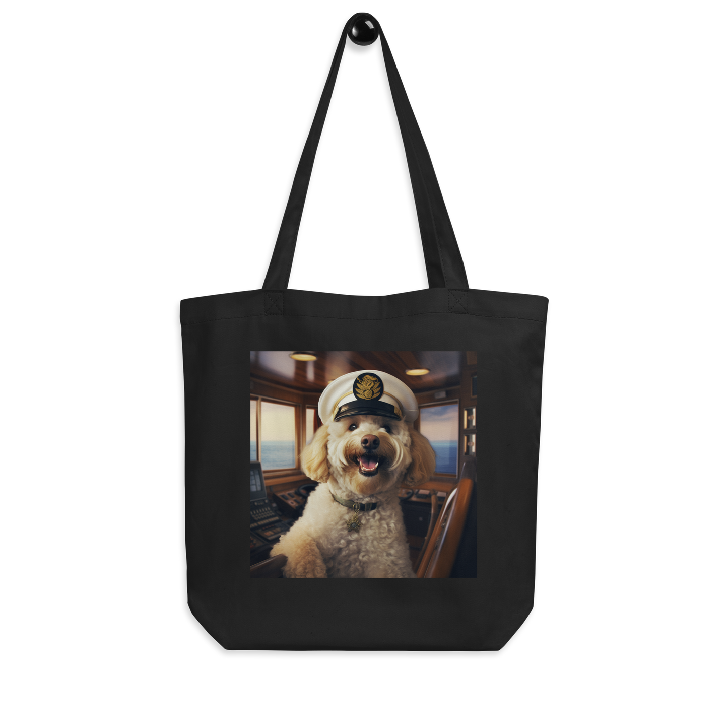 Poodle CruiseShipCaptain Eco Tote Bag