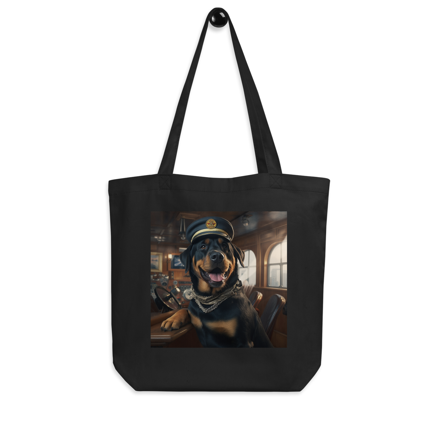 Rottweiler CruiseShipCaptain Eco Tote Bag