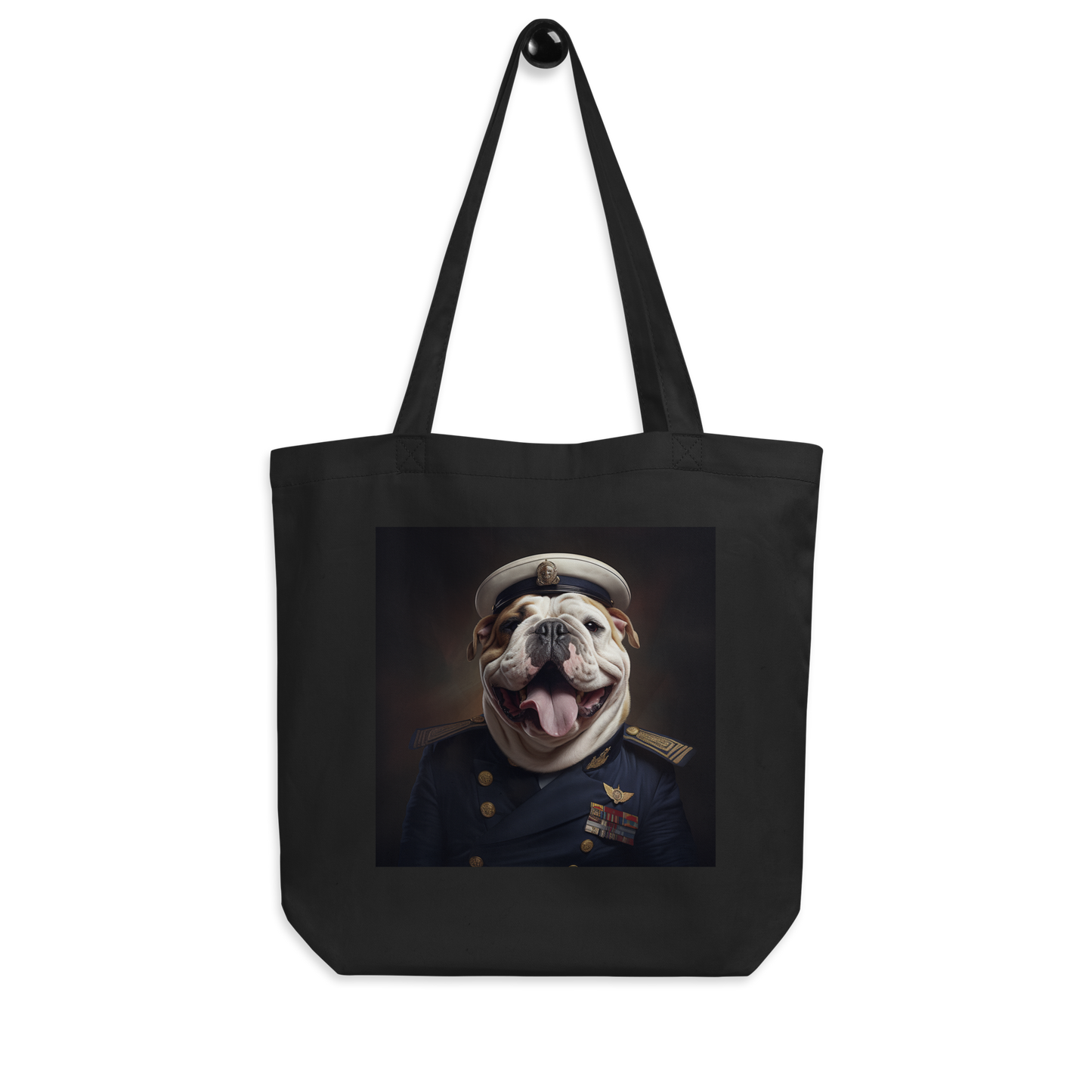 Bulldog NavyOfficer Eco Tote Bag