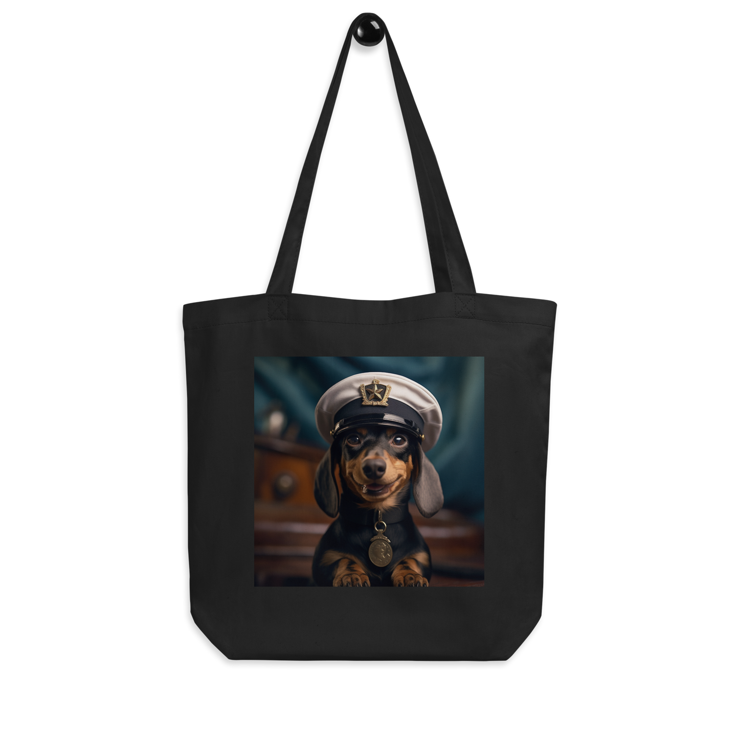 Dachshund NavyOfficer Eco Tote Bag