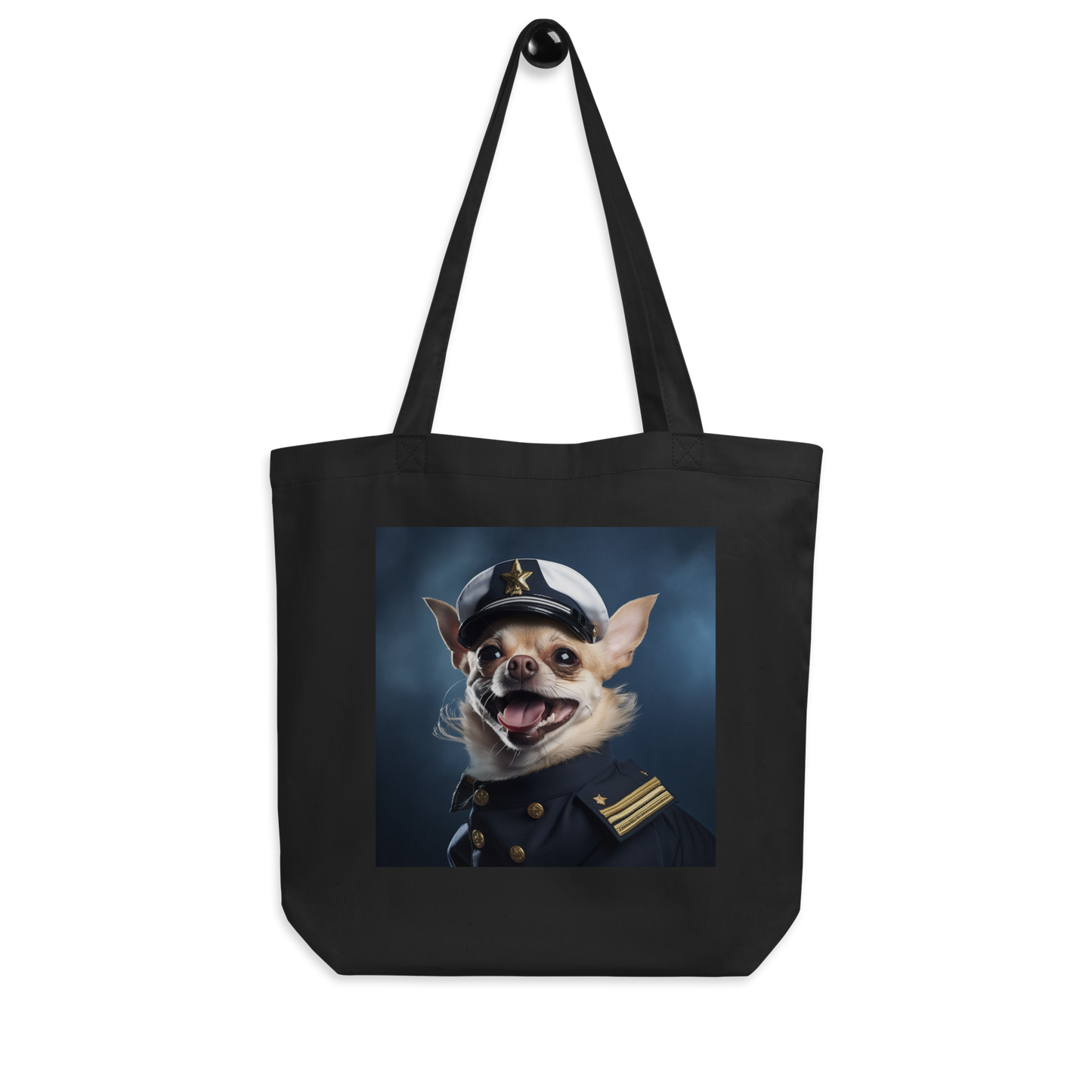 Chihuahua NavyOfficer Eco Tote Bag