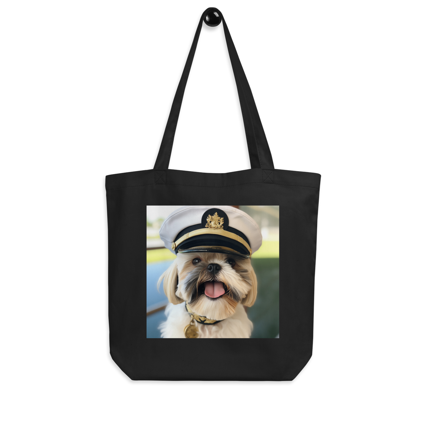 Shih Tzu NavyOfficer Eco Tote Bag