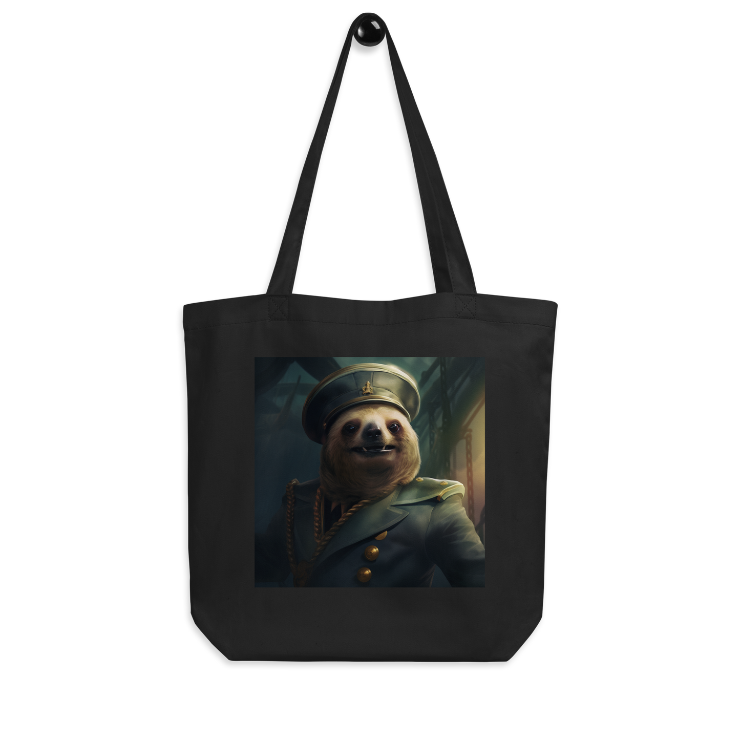 Sloth NavyOfficer Eco Tote Bag