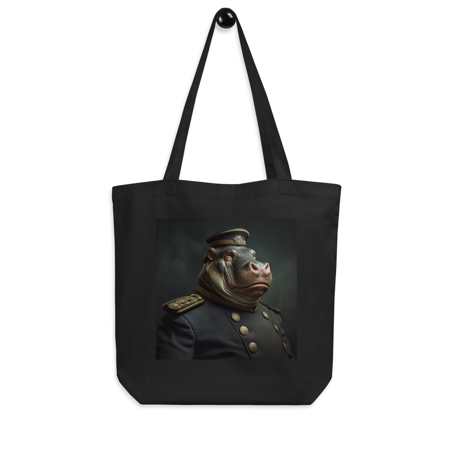 Hippo NavyOfficer Eco Tote Bag