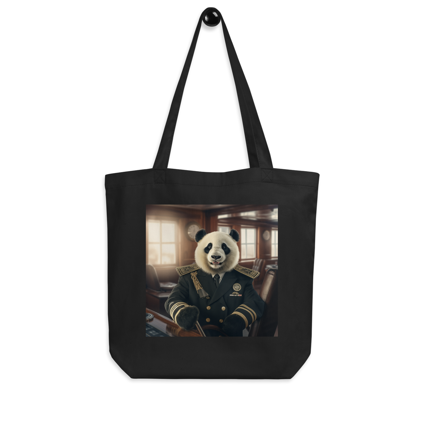 Panda NavyOfficer Eco Tote Bag