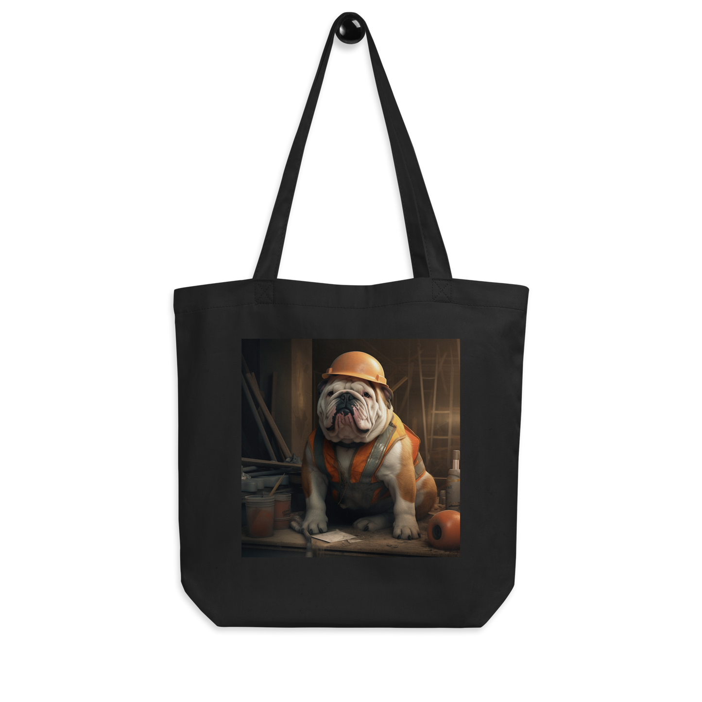 Bulldog ConstructionWorker Eco Tote Bag