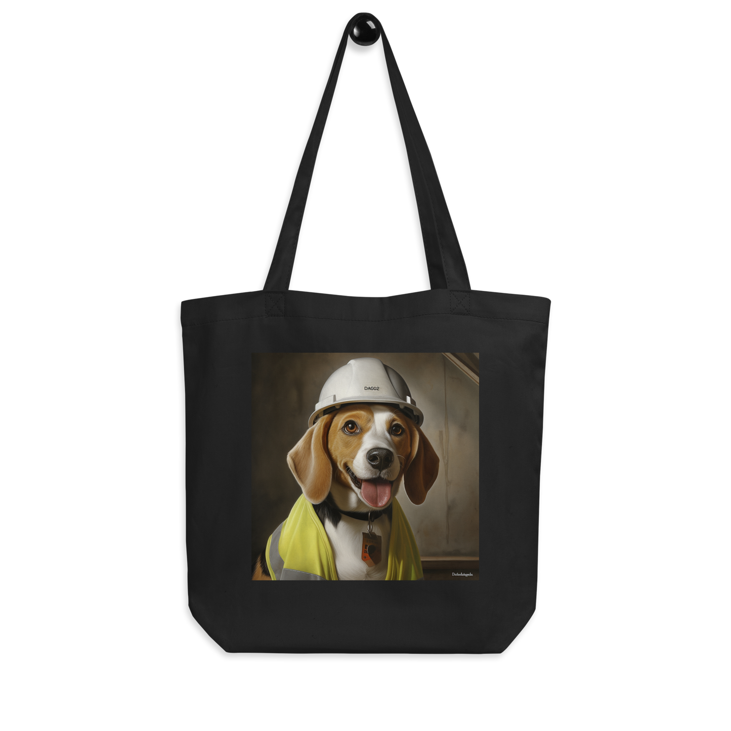 Beagle ConstructionWorker Eco Tote Bag