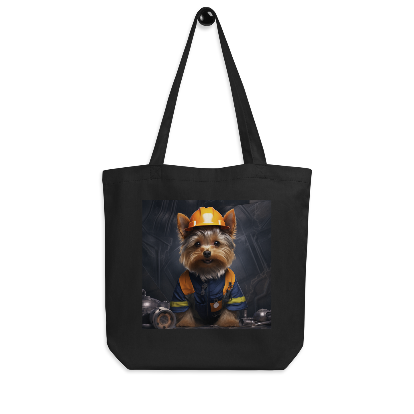 Yorkshire Terrier ConstructionWorker Eco Tote Bag