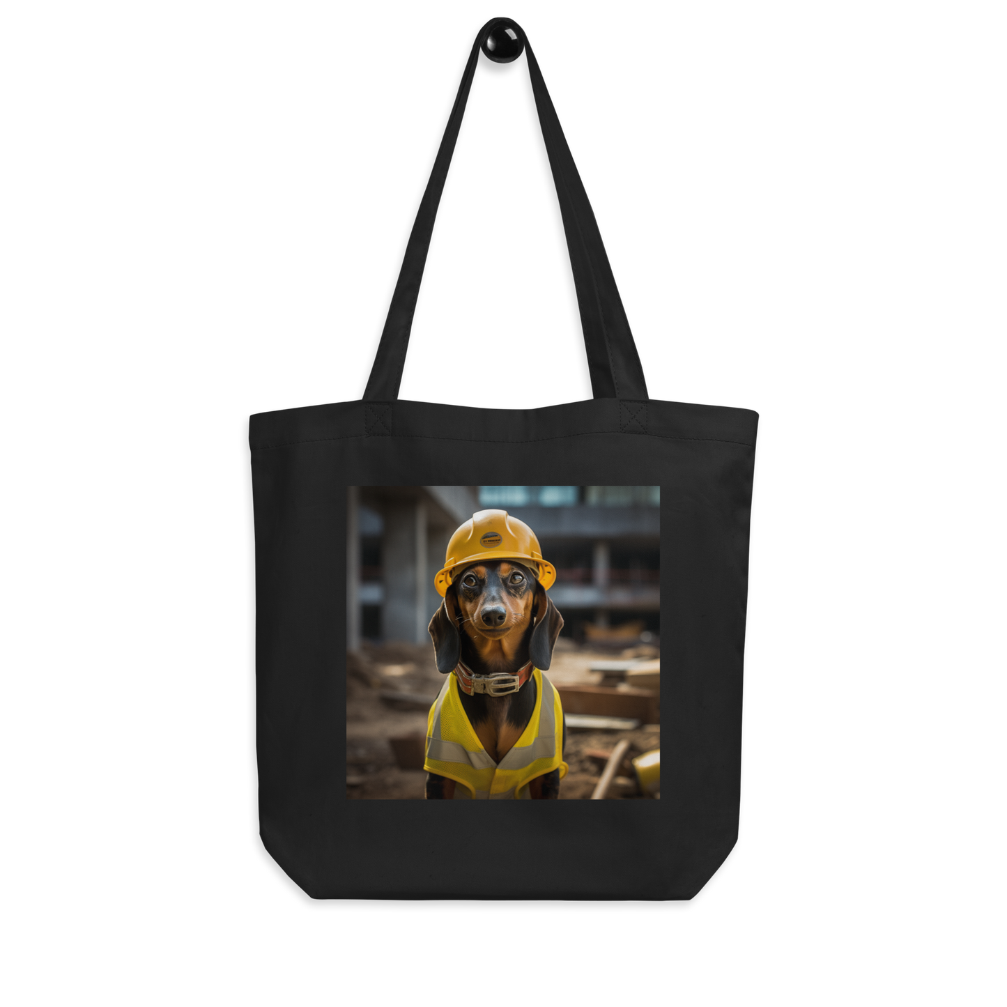 Dachshund ConstructionWorker Eco Tote Bag