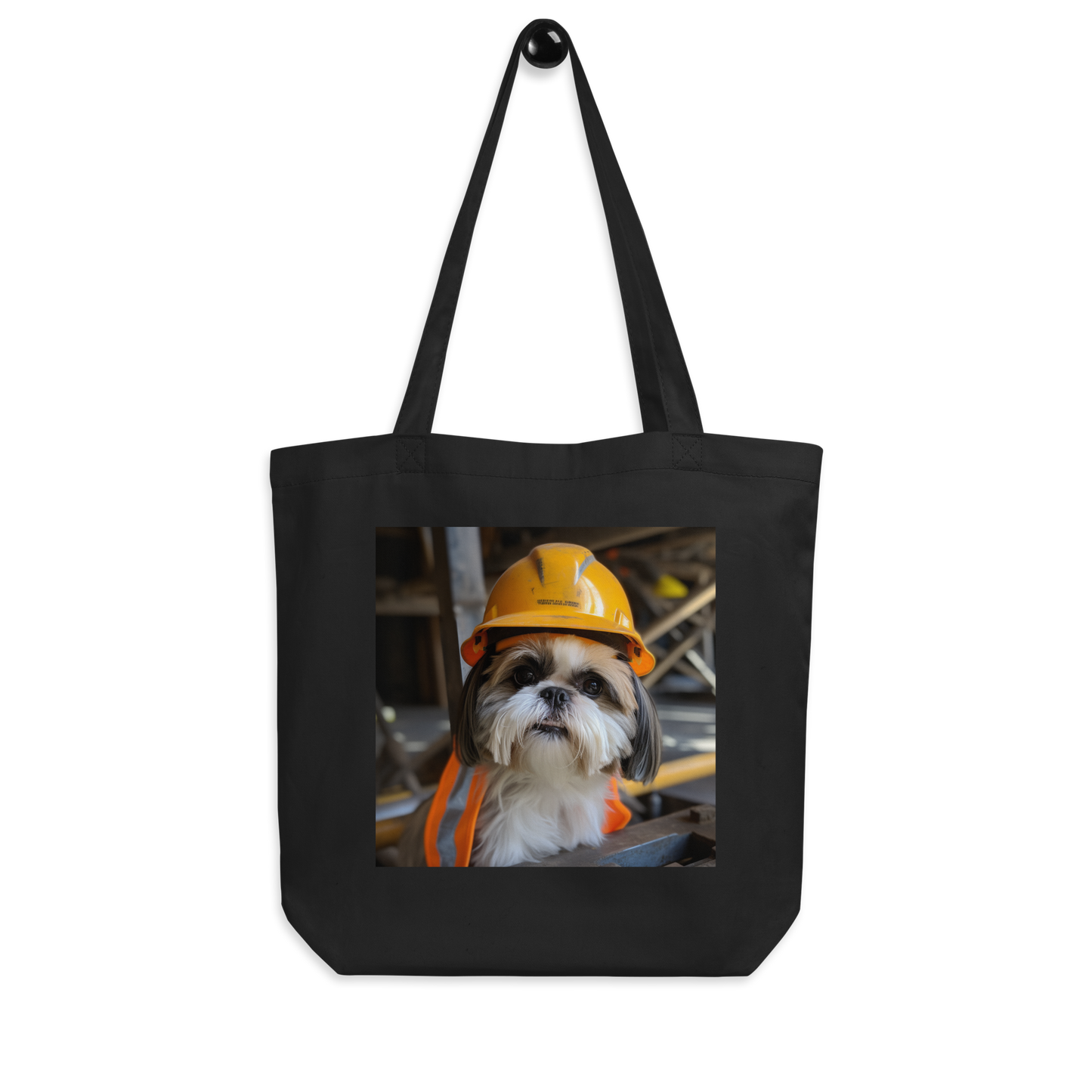 Shih Tzu ConstructionWorker Eco Tote Bag