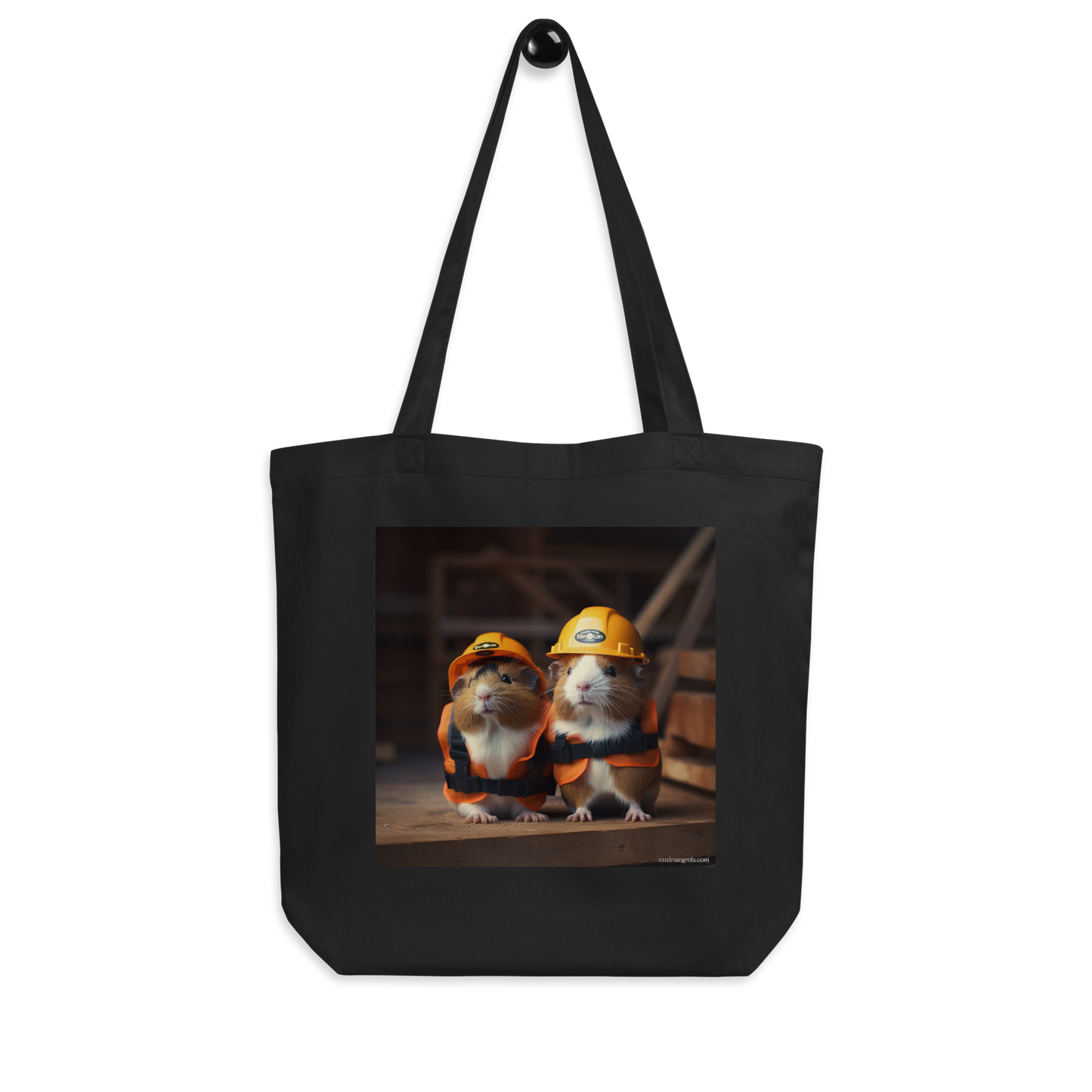 Guinea Pigs ConstructionWorker Eco Tote Bag