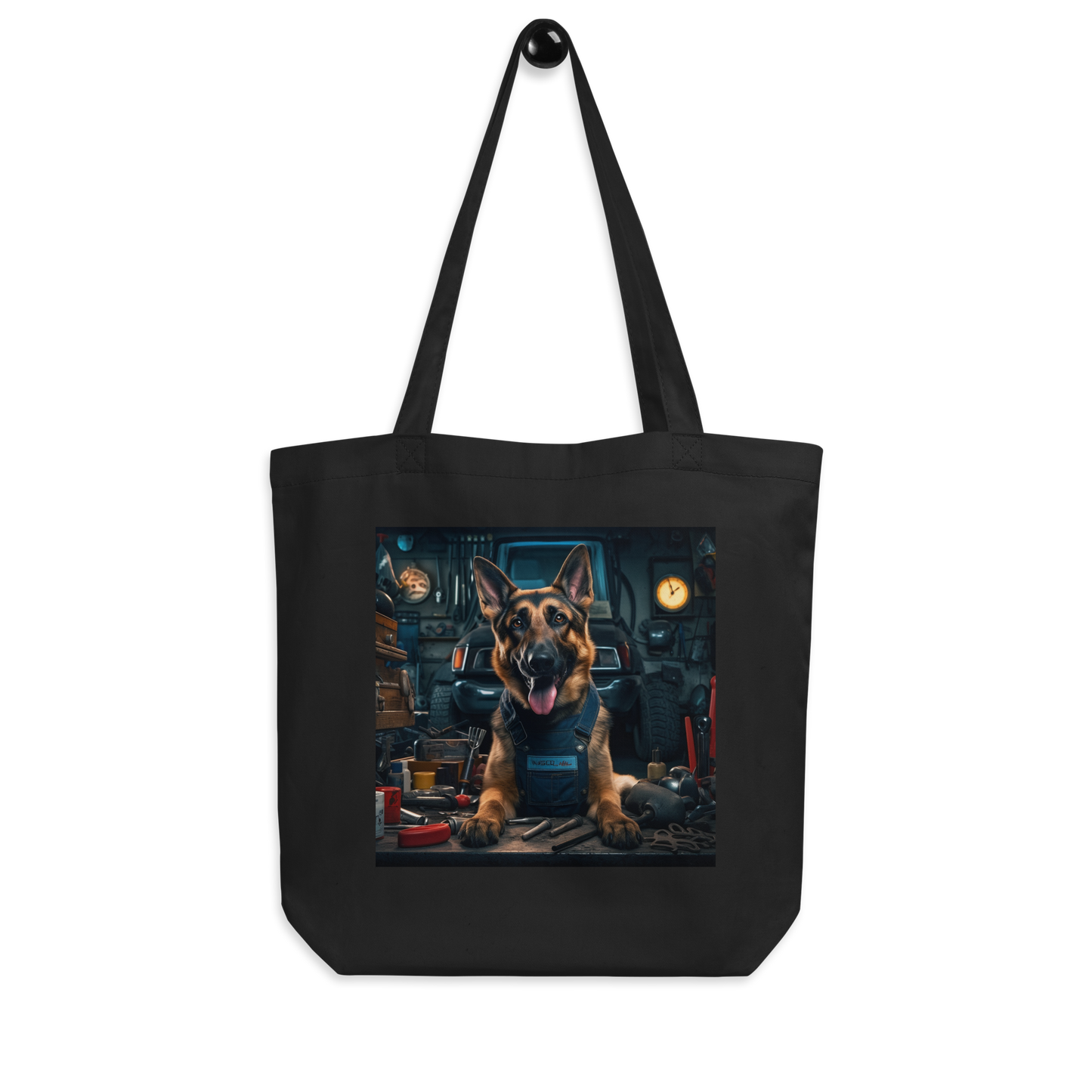 German Shepherd AutoMechanic Eco Tote Bag